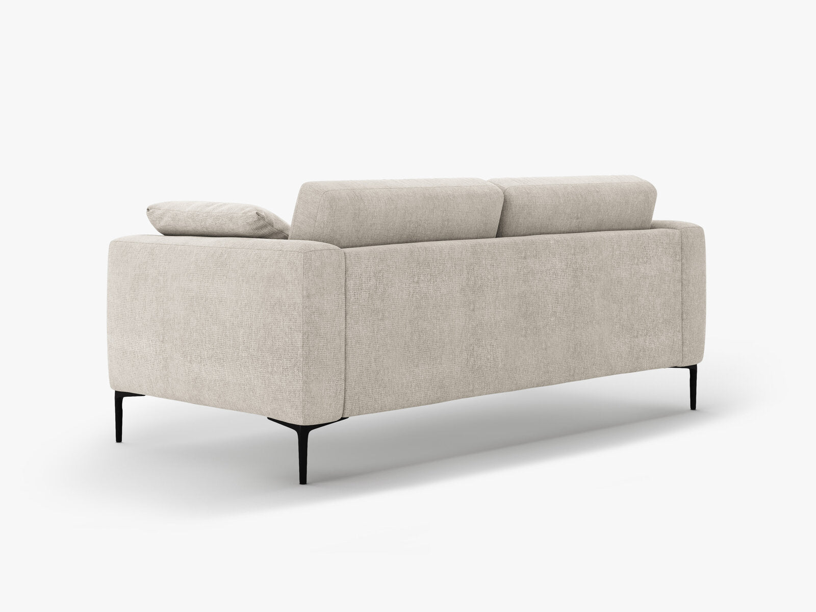 Micadoni Sofa Bemy 3-Sitzer Strukturierter Stoff Beige