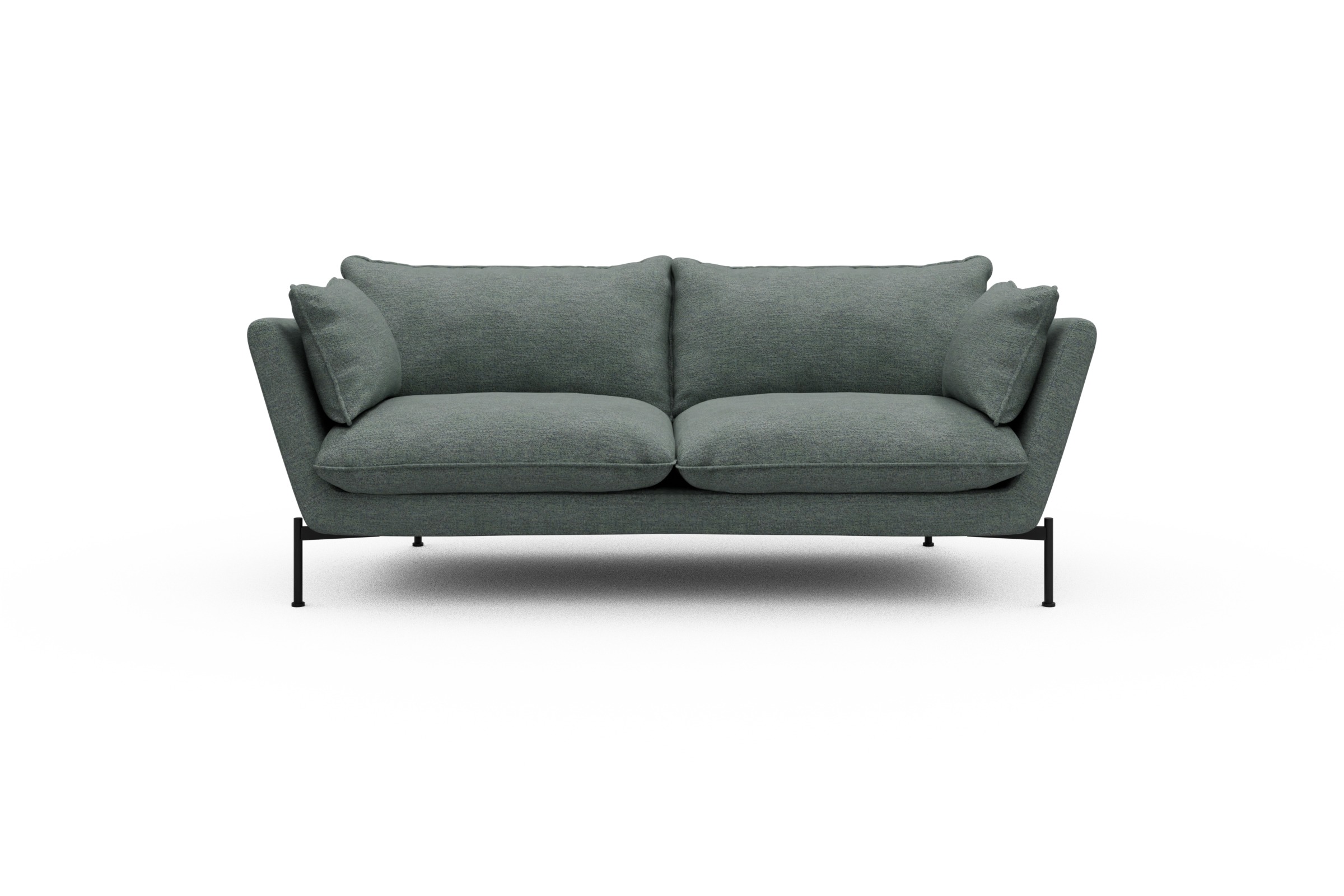 Skandi Home Sofa Anton PREMIUM 2-Sitzer Carreno-Ice-Blue moebelfaktor