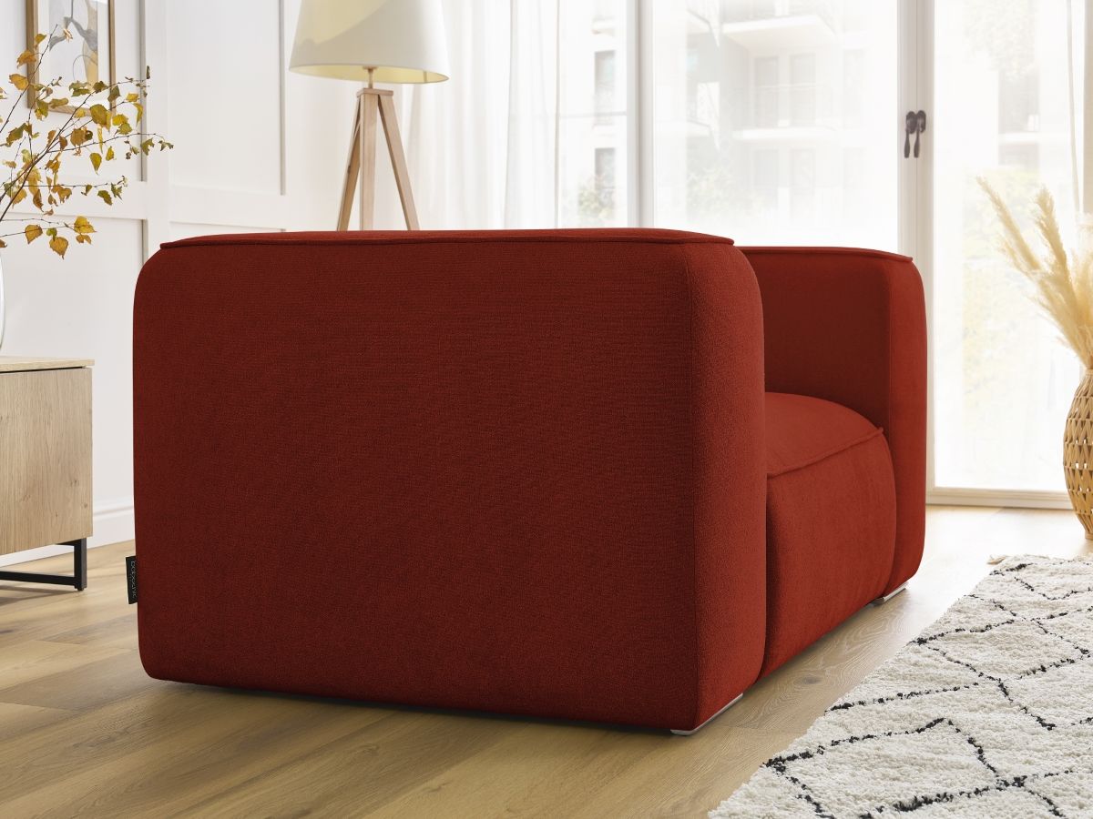 Bobochic Zephyr Sessel Strukturstoff Orange