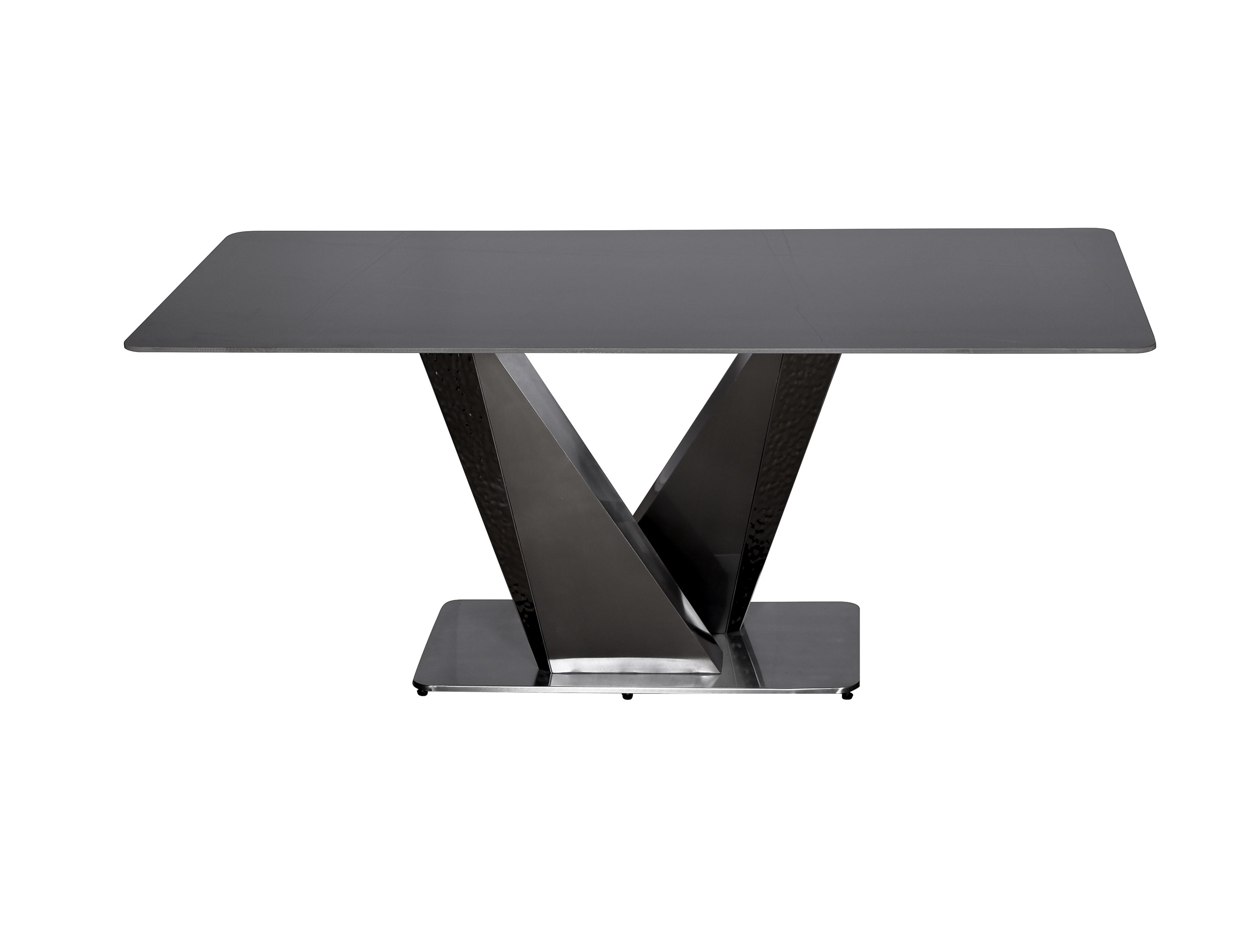 Livin Hill Esstisch 180cm Modig Graphitbeine, schwarze Tischplatte M30