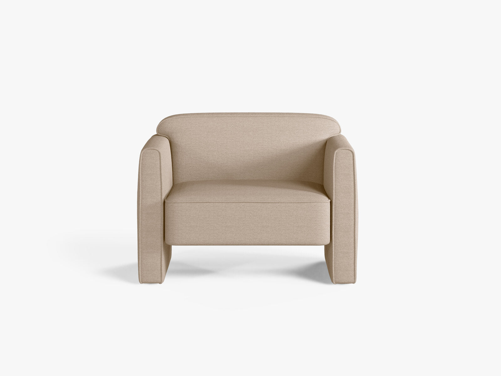 Micadoni Sessel Abby Strukturierter Stoff Heritage Sand