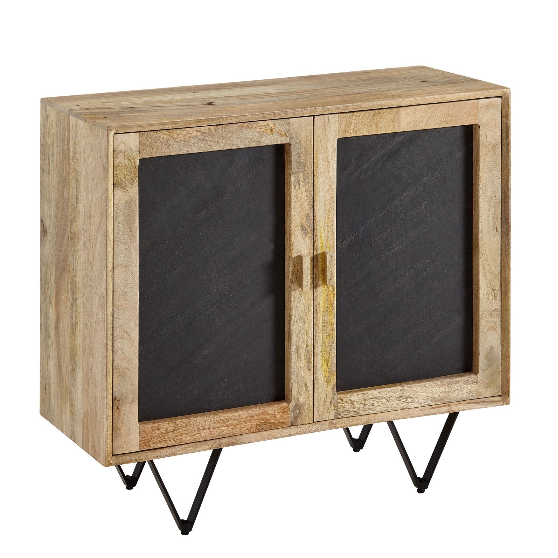 Sideboard Selvogur Mango Massivholz 80 × 35 × 75 cm