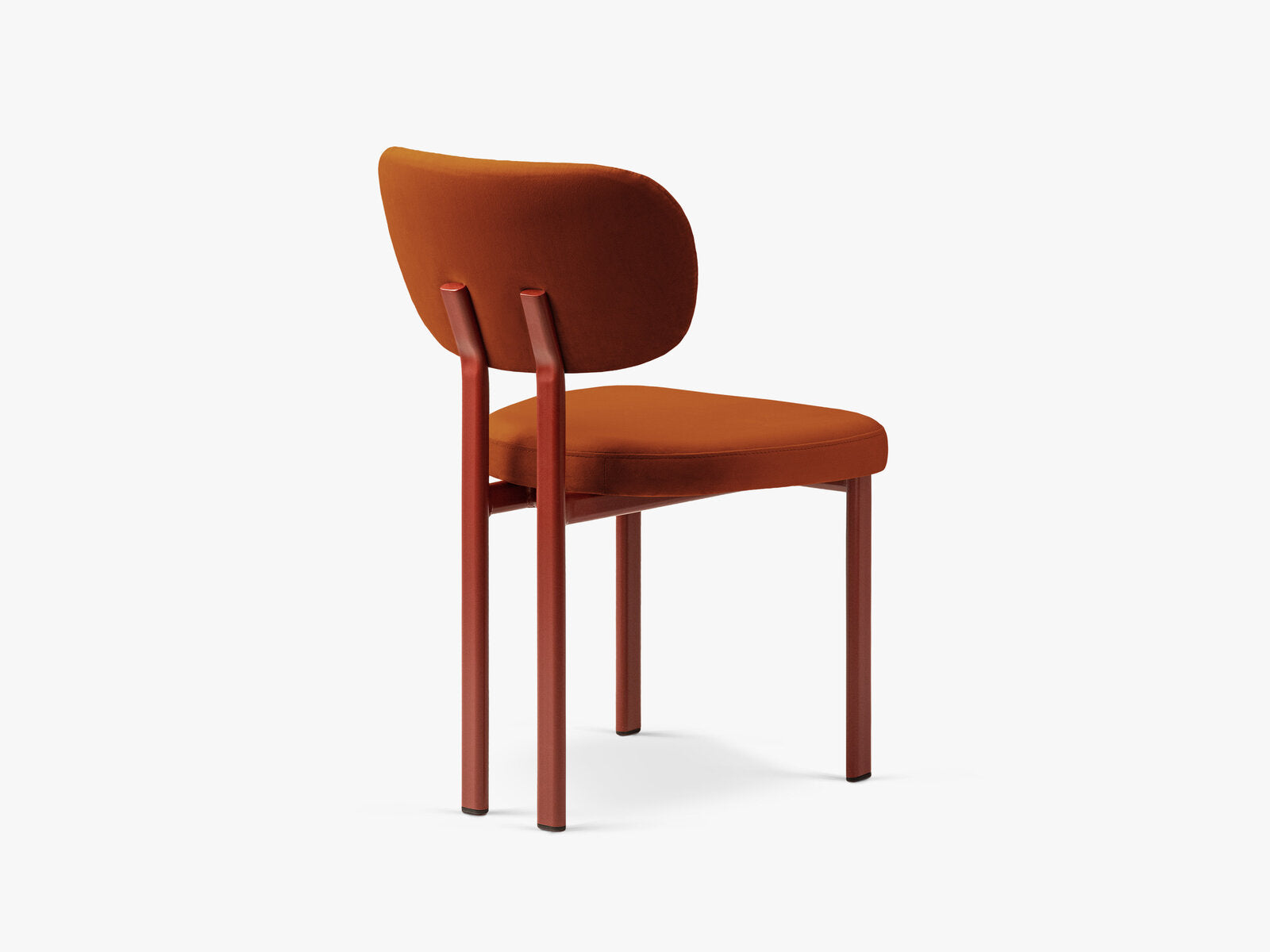 Micadoni Stuhl Sam Samt Magic Velvet Kastanienbraun Rot