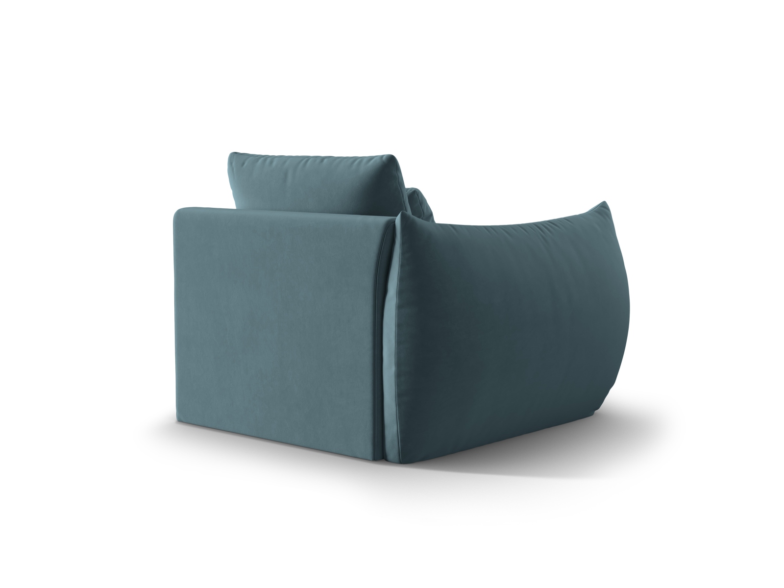 Micadoni Eckmodul Bloom Links Samt Casino Pastellblau