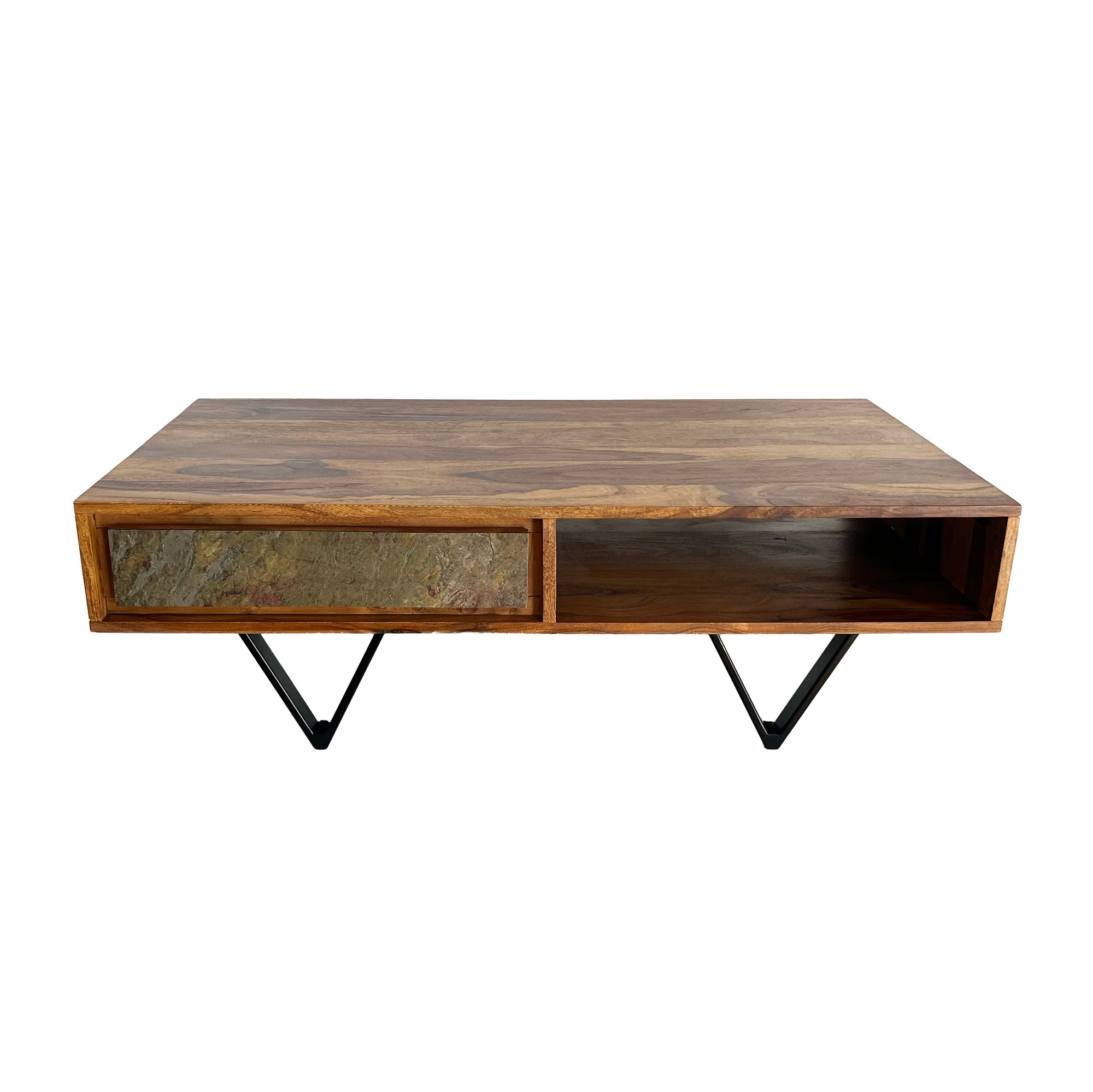 Couchtisch Hamaroy Sheesham Massivholz 115 × 60 × 38 cm