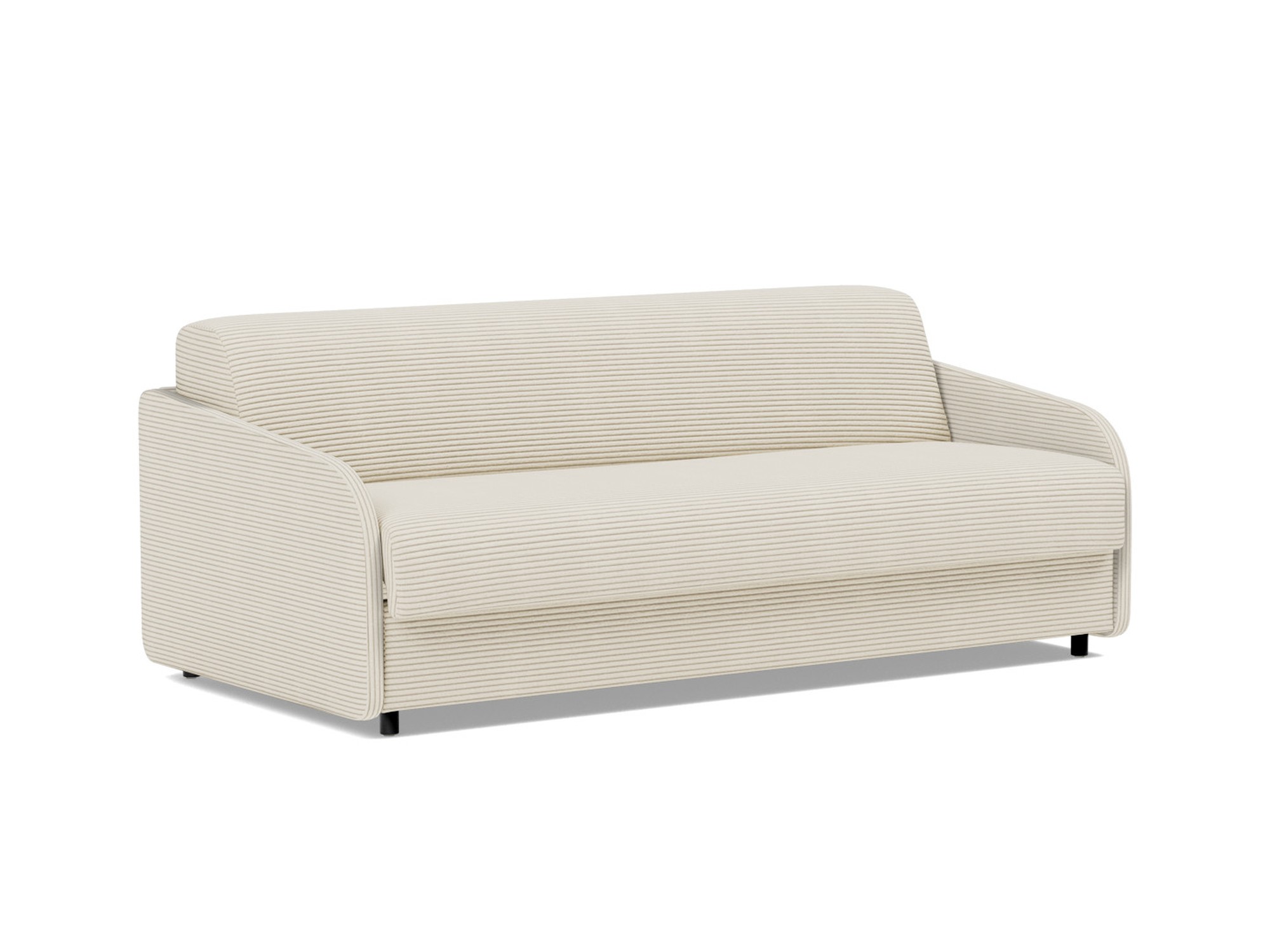Schlafsofa Eivor mit Memory-Matratze 160 Kord Corduroy 594-Ivory