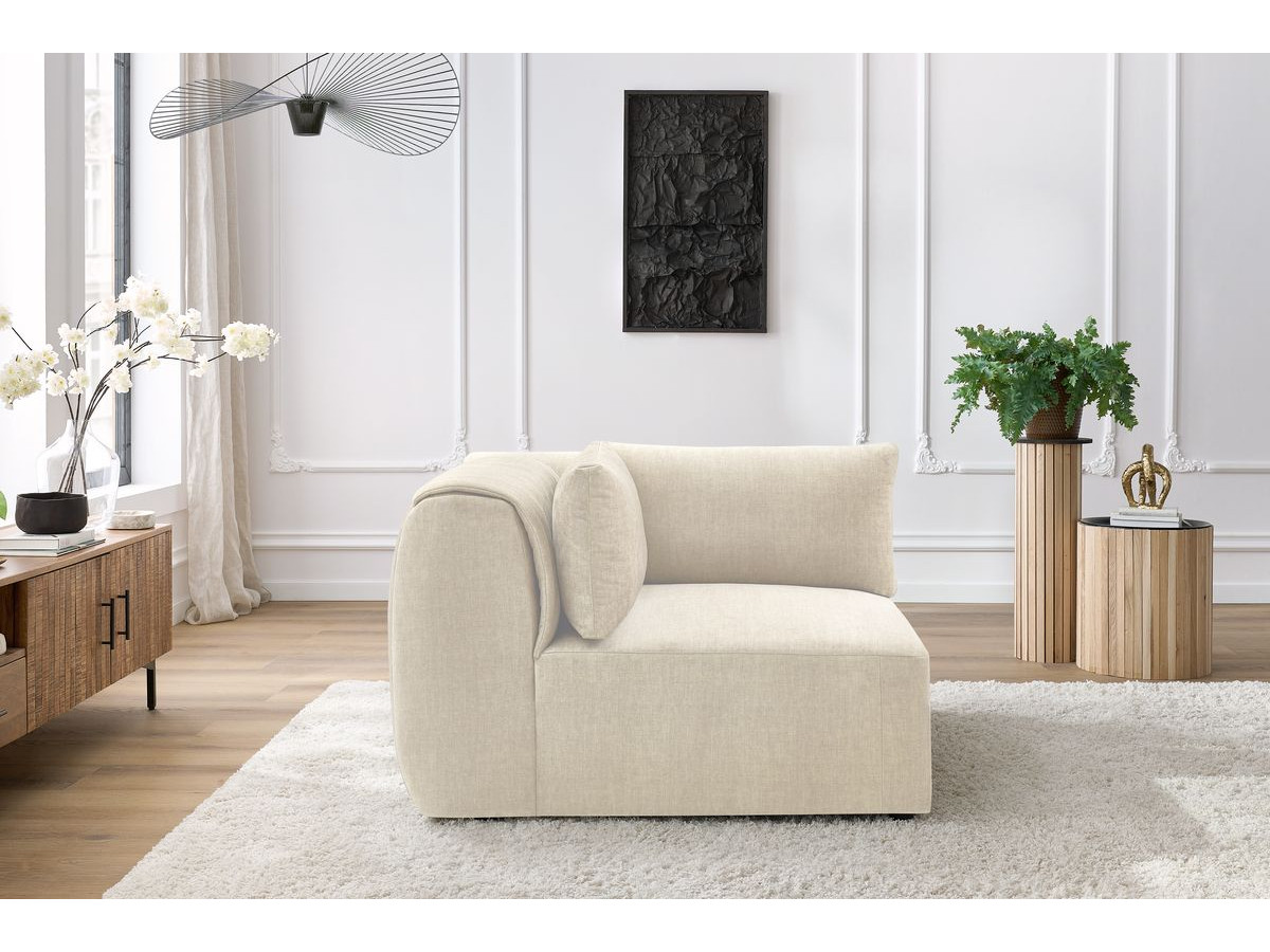 Bobochic Jeanne Eckmodul Samt Beige