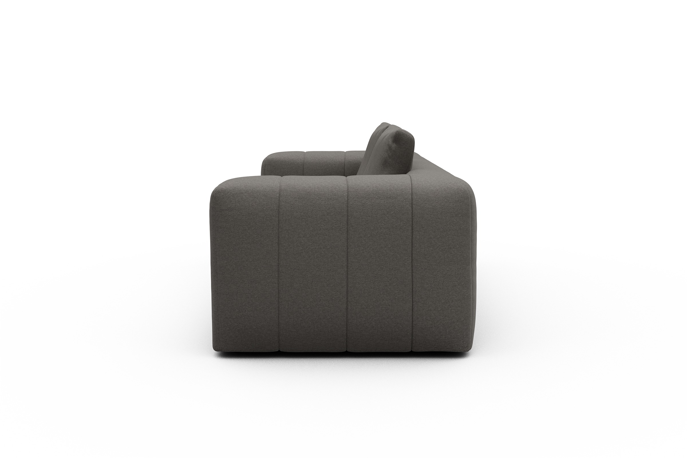 Sofa Hugo 3-Sitzer Satya-Taupe