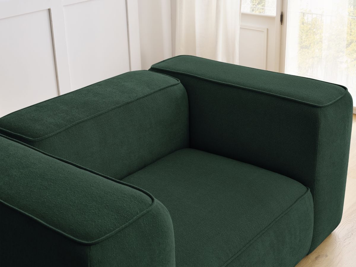 Bobochic Zephyr Sessel Strukturstoff Grün