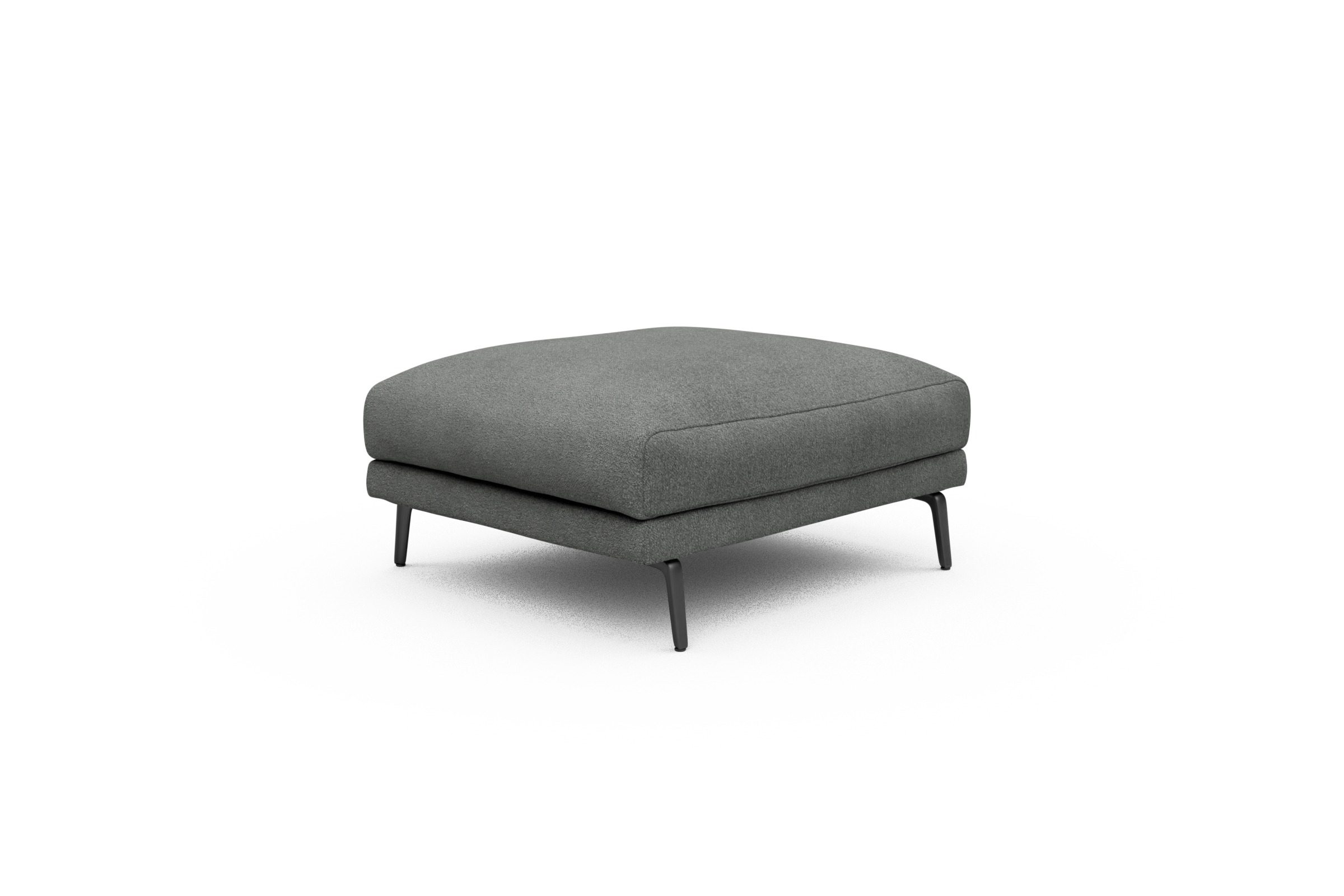 Sitzhocker Karl Boucle-Ash-Grey