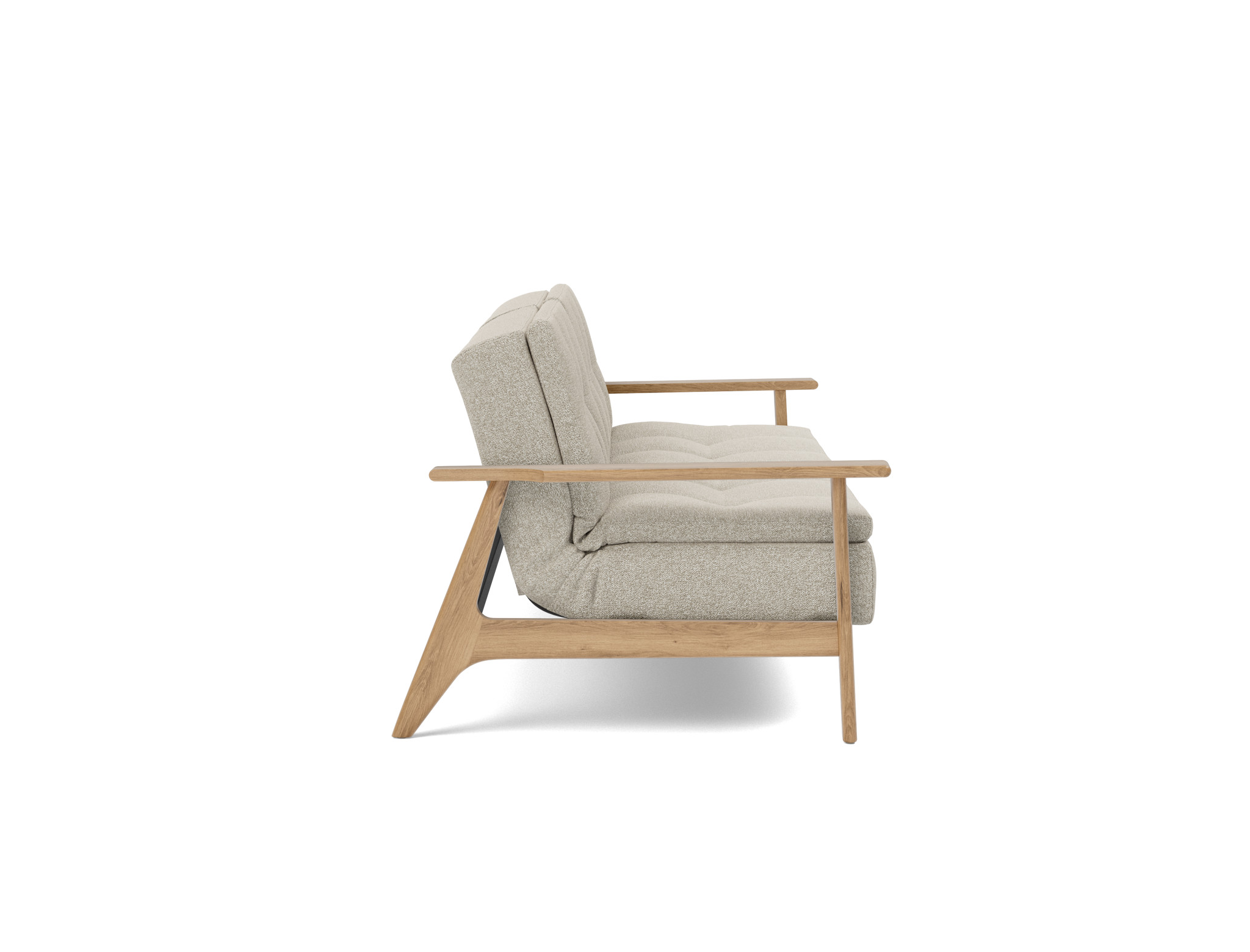 Schlafsofa Dublexo Frej Boucle Skandi 539-Beige