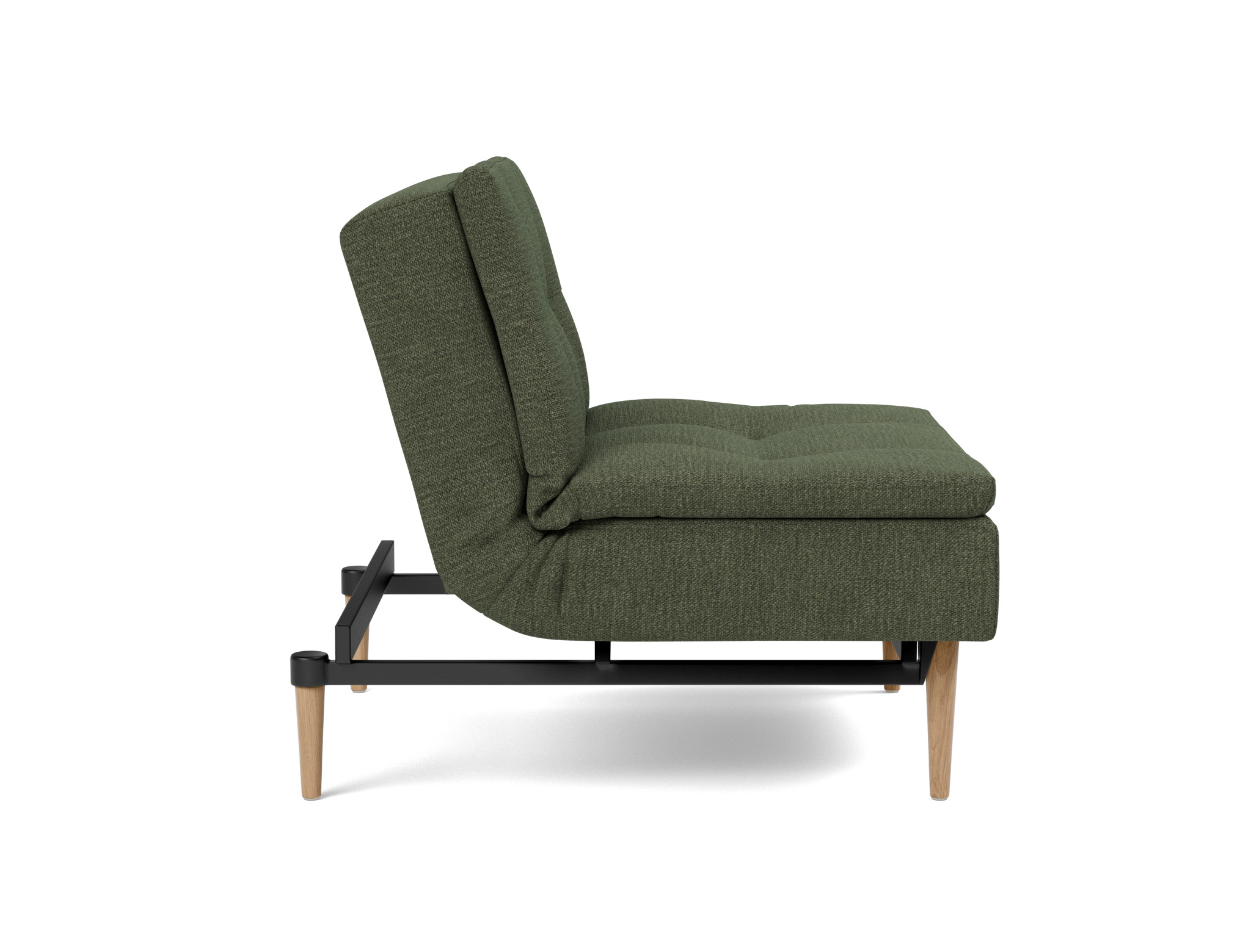 Sessel Dublexo Strukturierter Stoff Taura 353-Forest Beine Styletto Eiche hell
