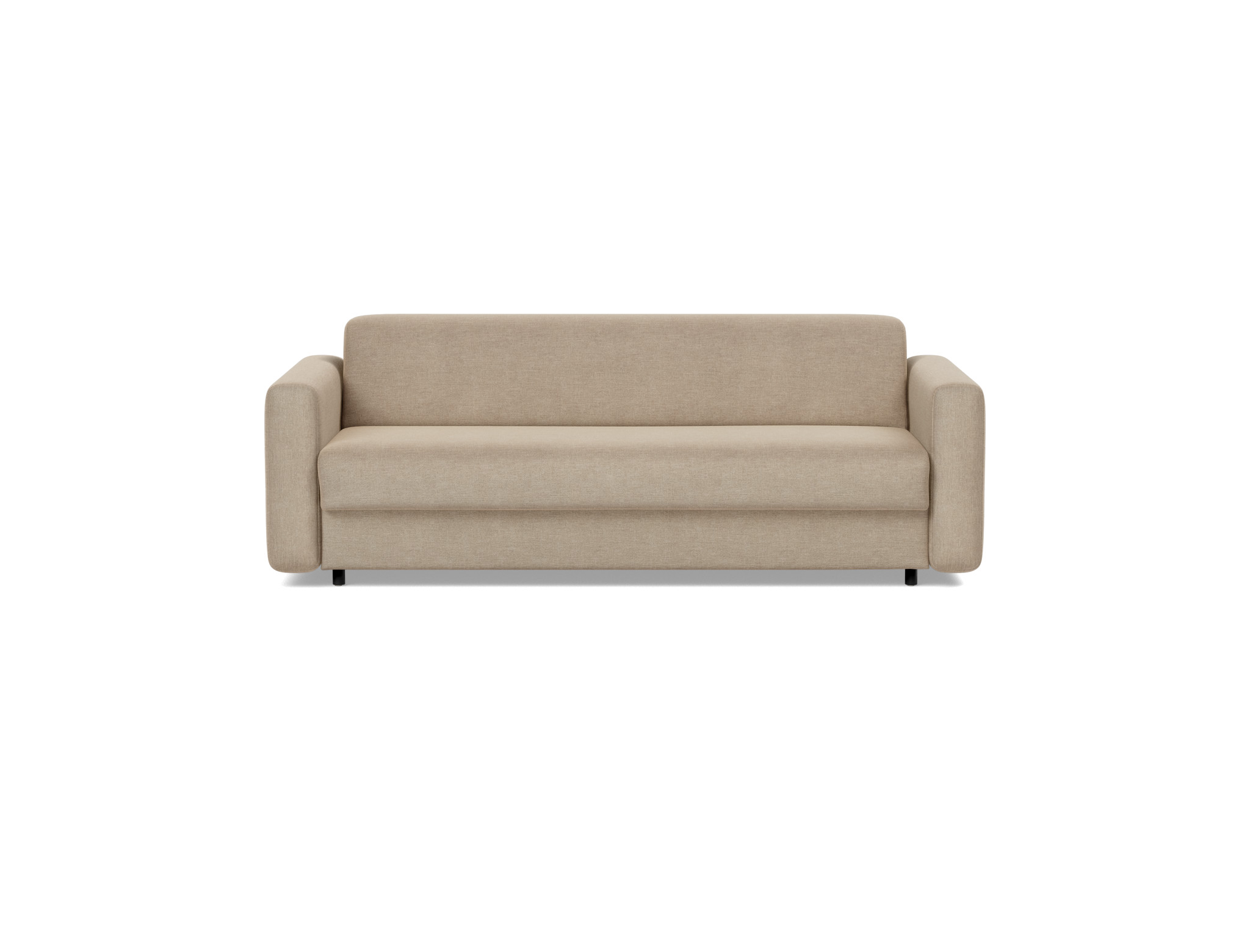 Schlafsofa Killian mit Taschenfederkernmatratze 160 Flachgewebe Phobos 587-Mocha