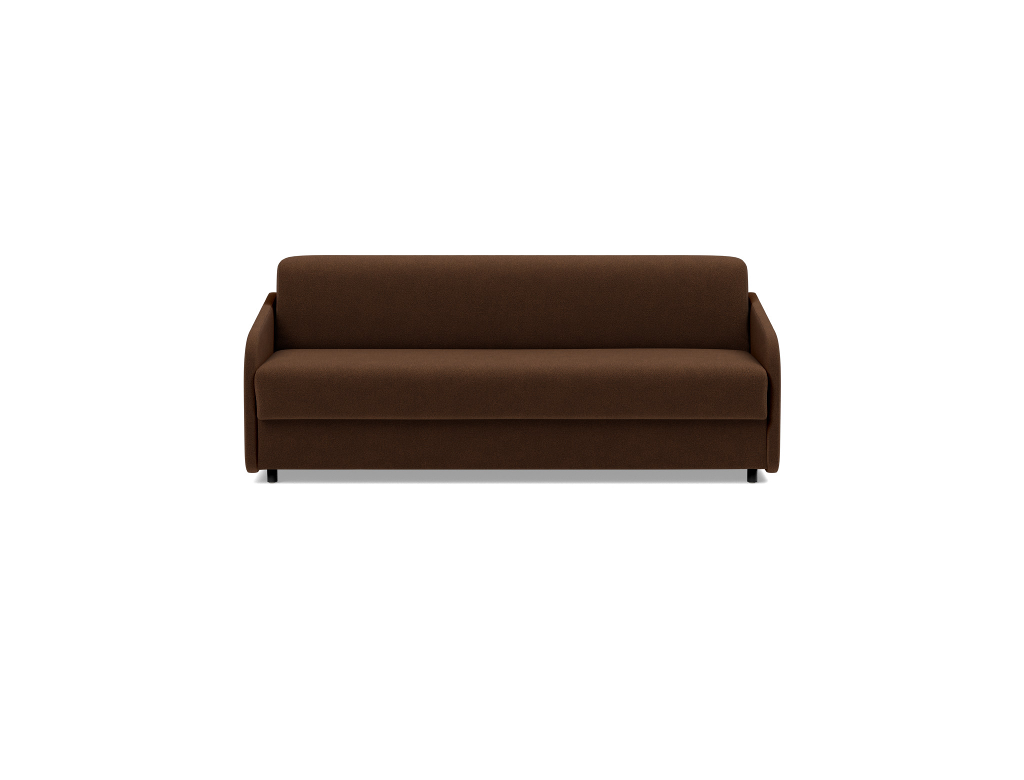 Schlafsofa Eivor mit Taschenfederkernmatratze 160 Strukturierter Stoff Taura 359-Cappuccino