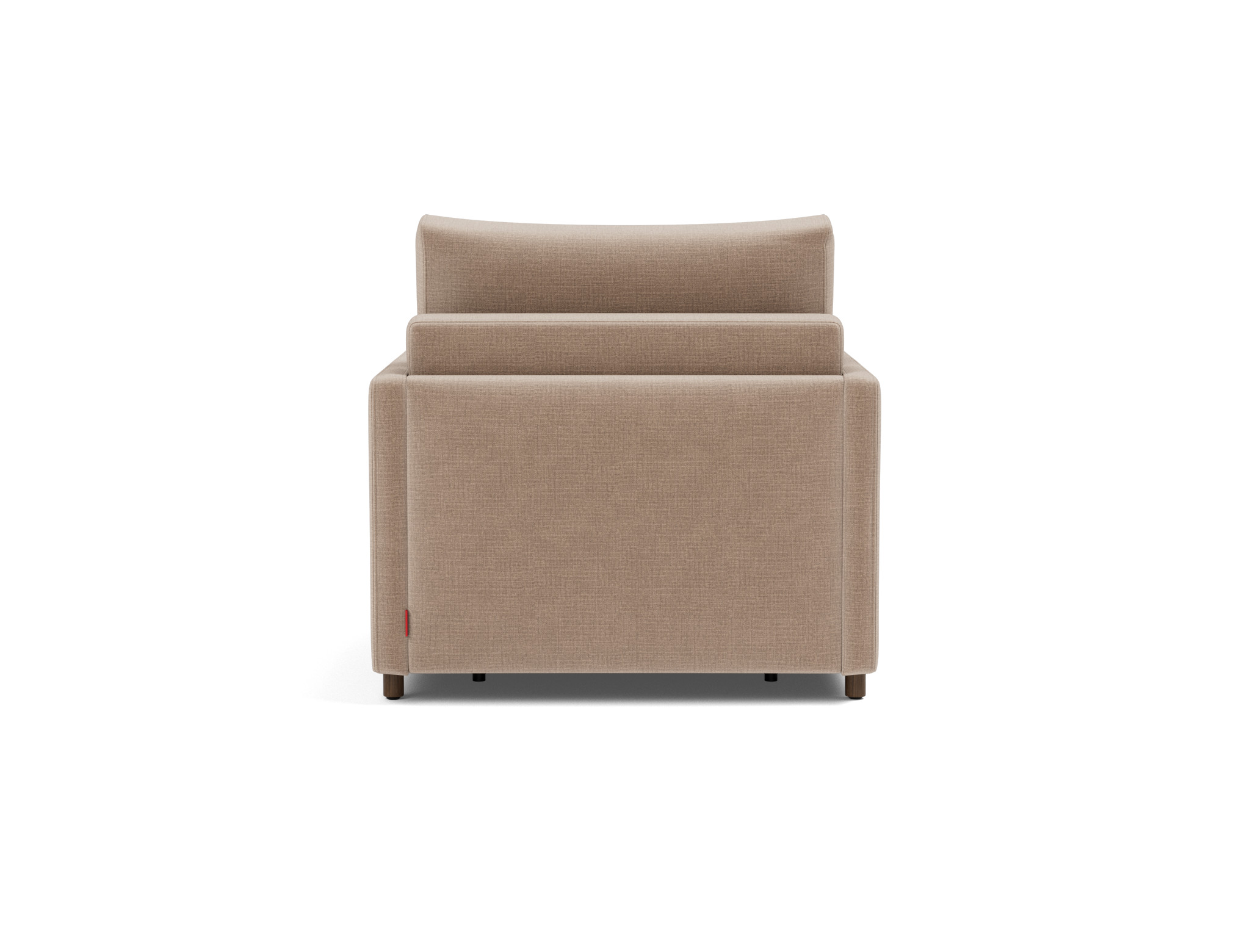 Schlafsessel Neah mit Slim-Armlehnen Chenille Esina 417-Mocha