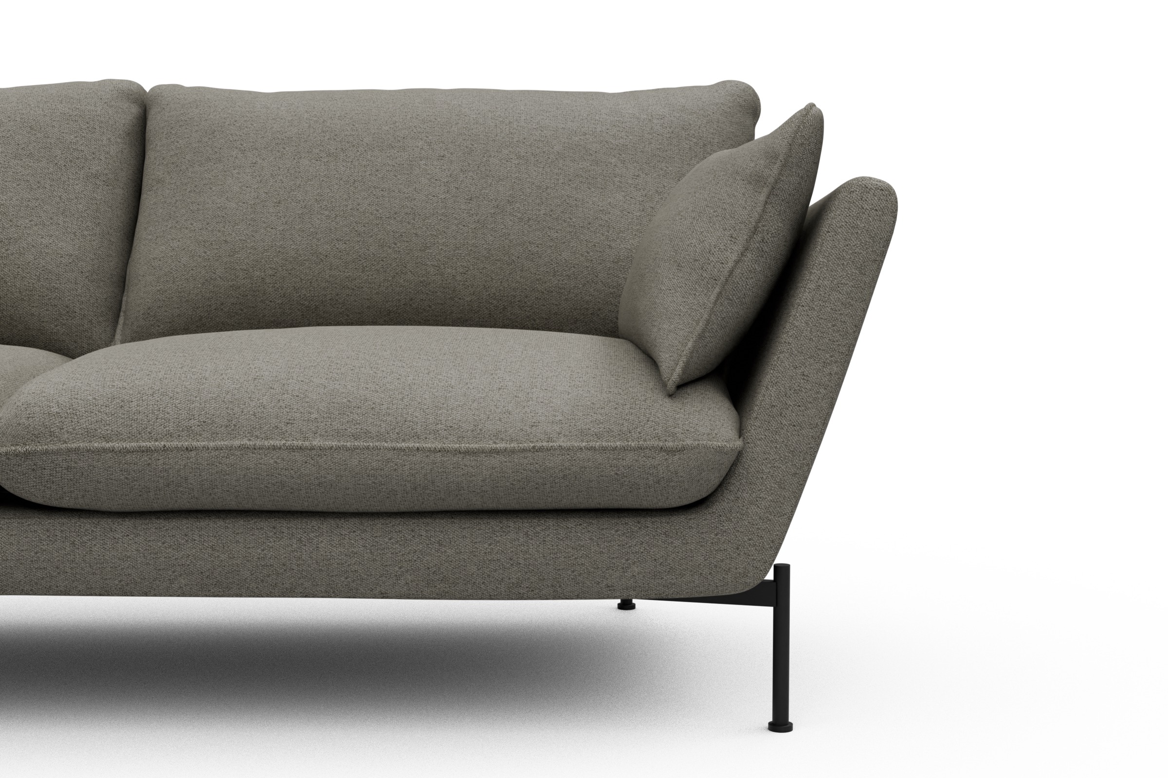 Sofa Anton 2-Sitzer Denari-Warm-Grey