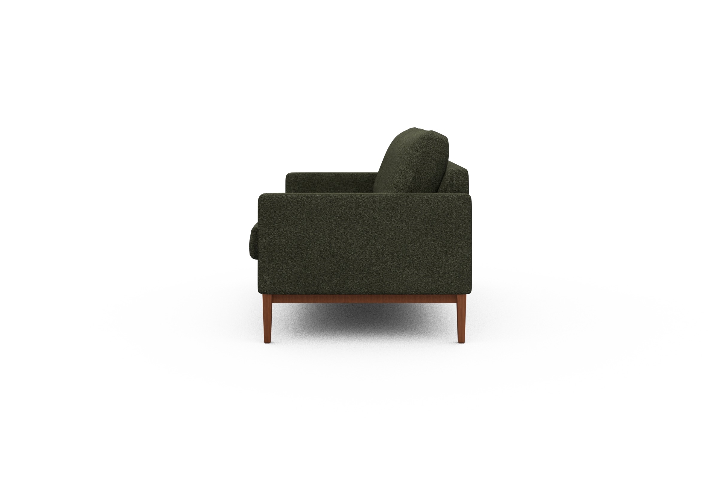 Sofa Bodo 2-Sitzer Boucle-Forest-Green