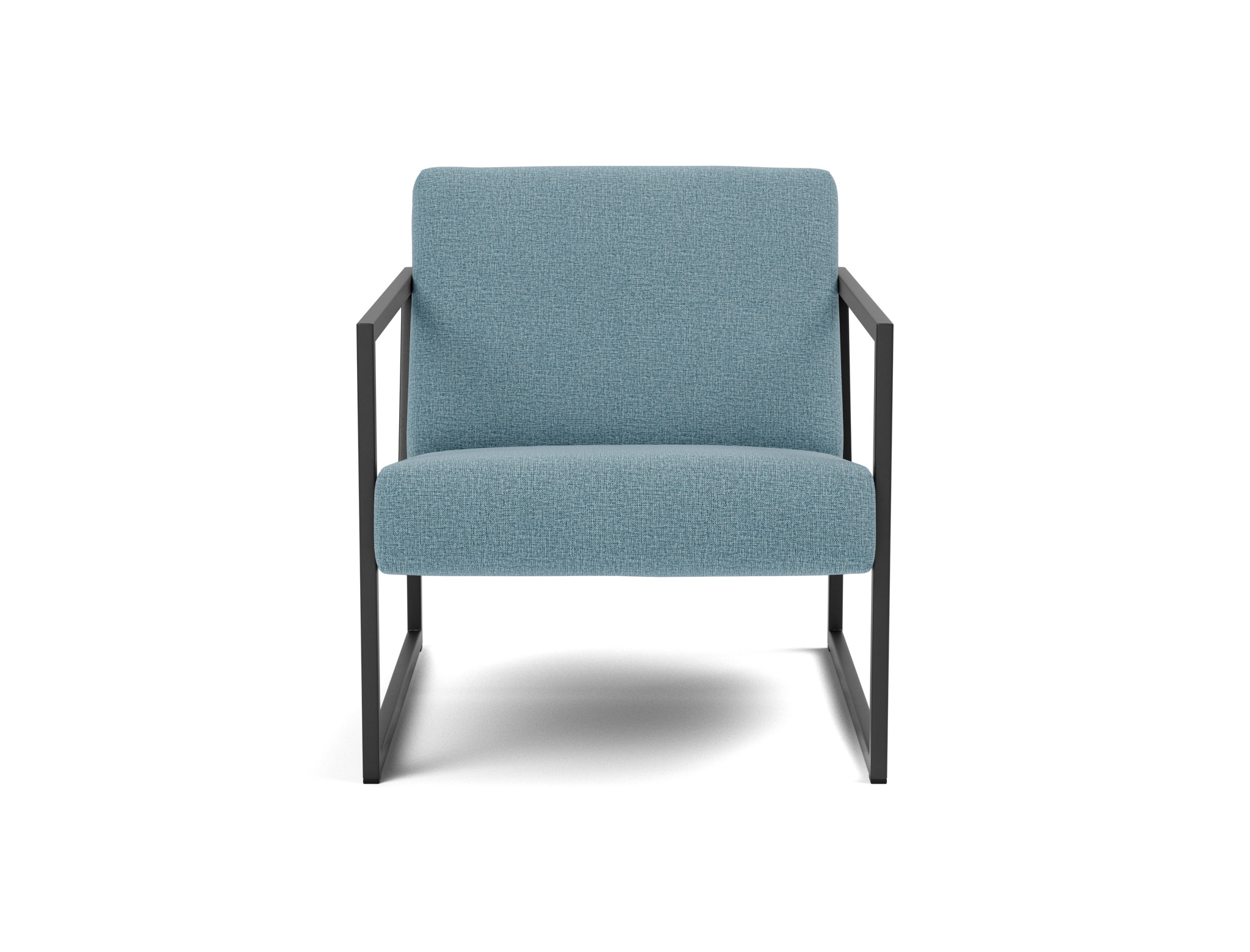 Sessel Vikko mit Armlehnen Flachgewebe Mixed Dance 525-Light-Blue
