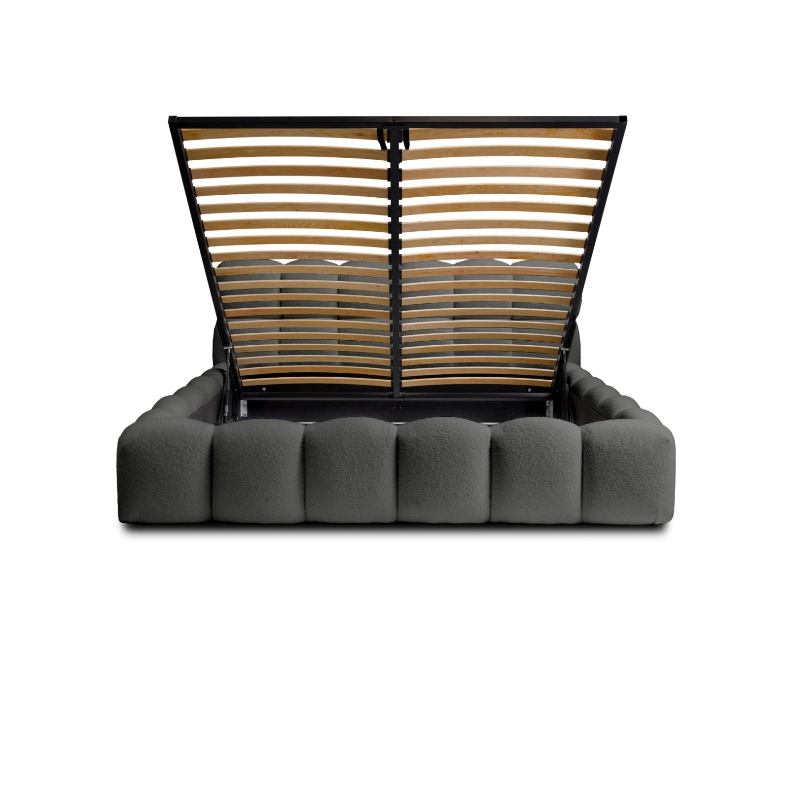 Polsterbett Vento-Slim Boucle 180x200 mit Metallrahmen Quelle 92