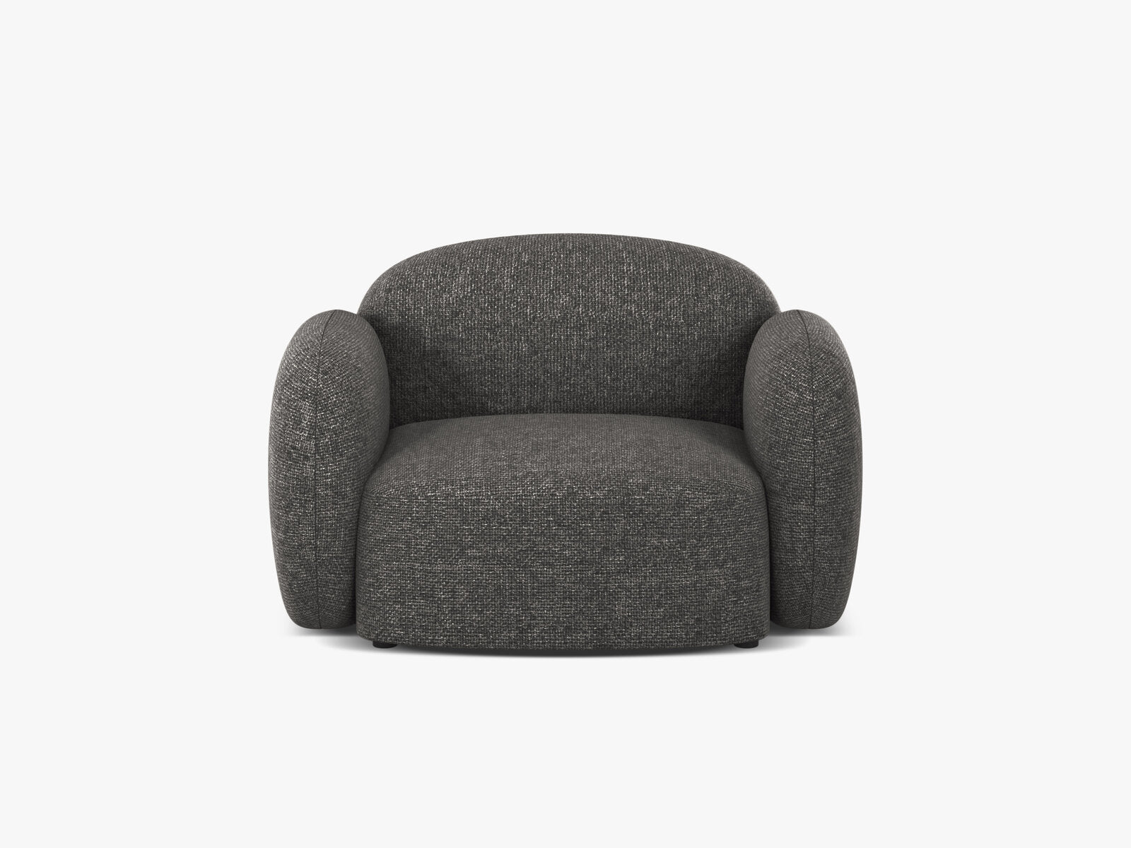 Micadoni Sessel Blair Chenille Eden Dunkelgrau