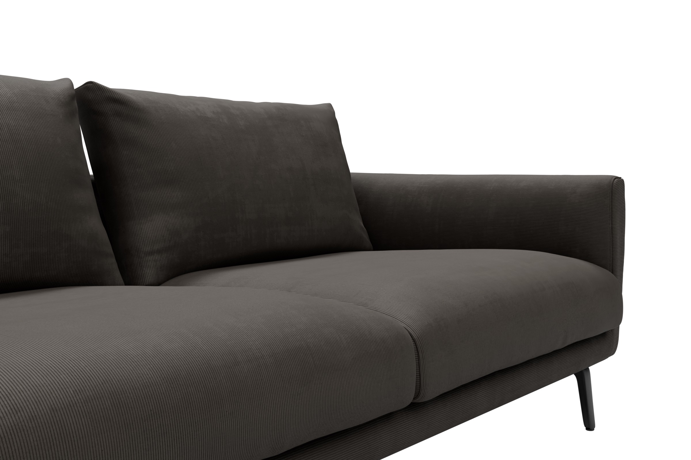 Sofa Karl 3-Sitzer Cordufine-Taupe