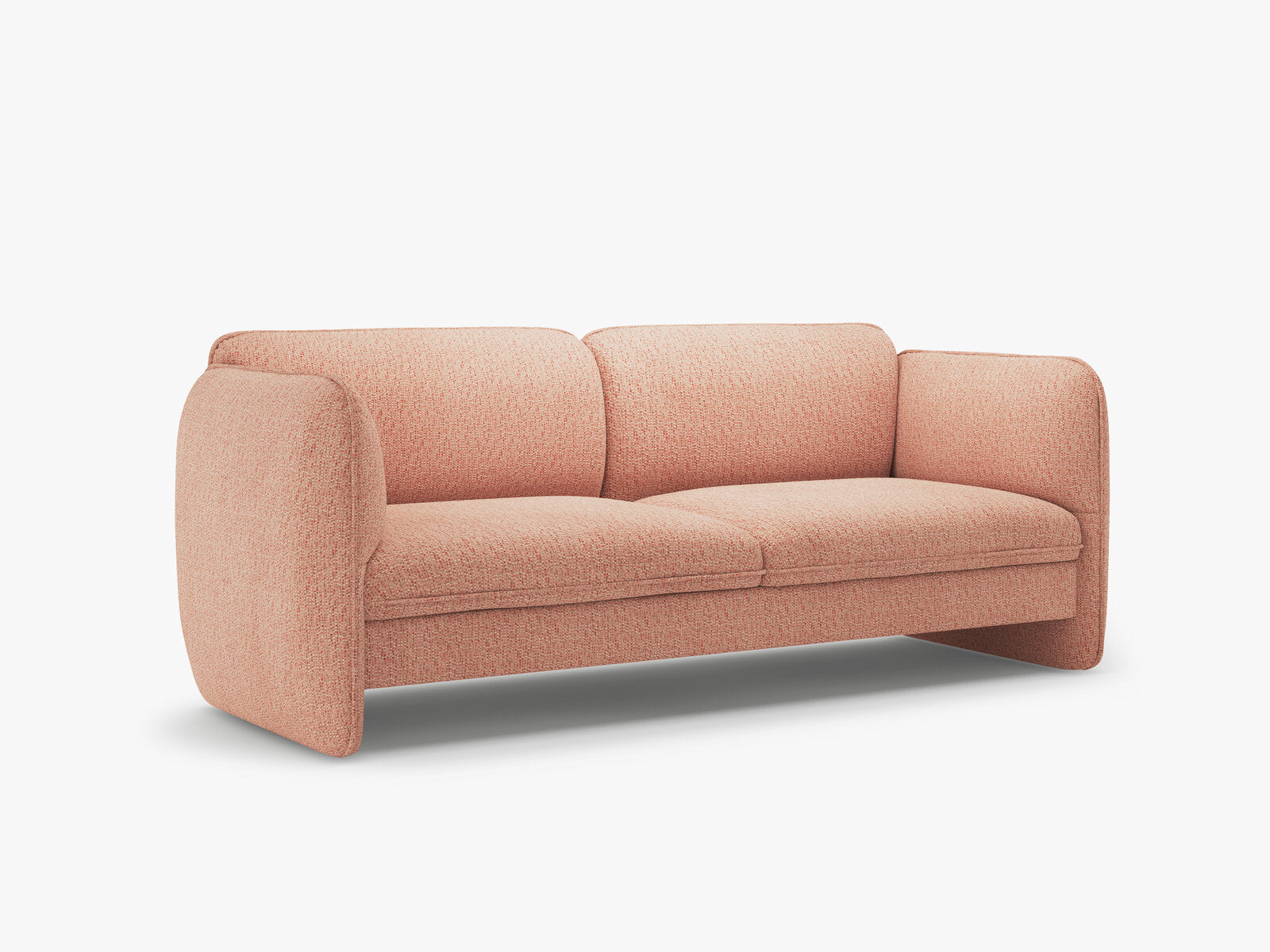 Micadoni Georgia Sofa 3-Sitzer Chenille SILENCIO Rosa