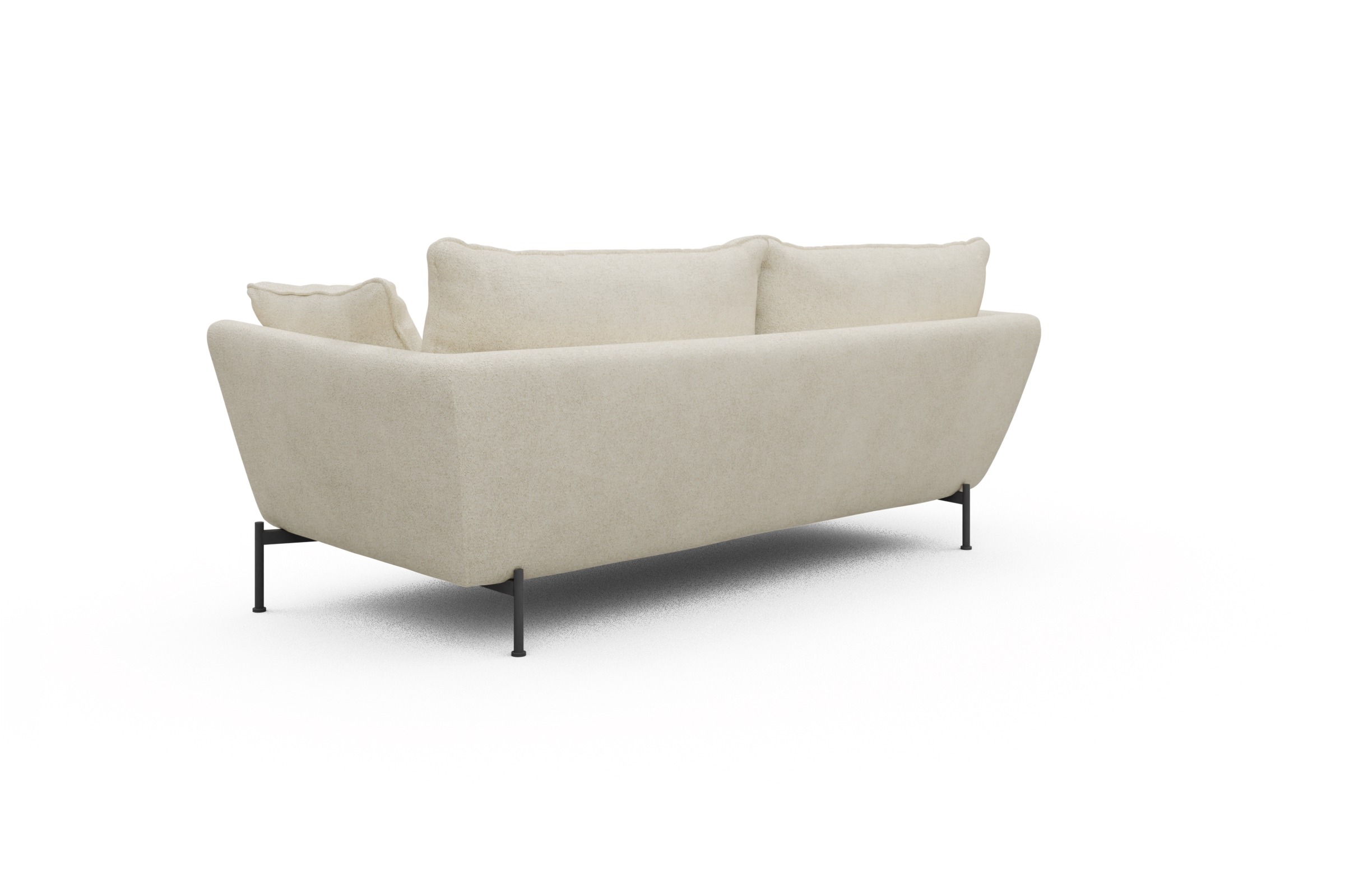 Sofa Anton PREMIUM 3-Sitzer Boucle-Off-White