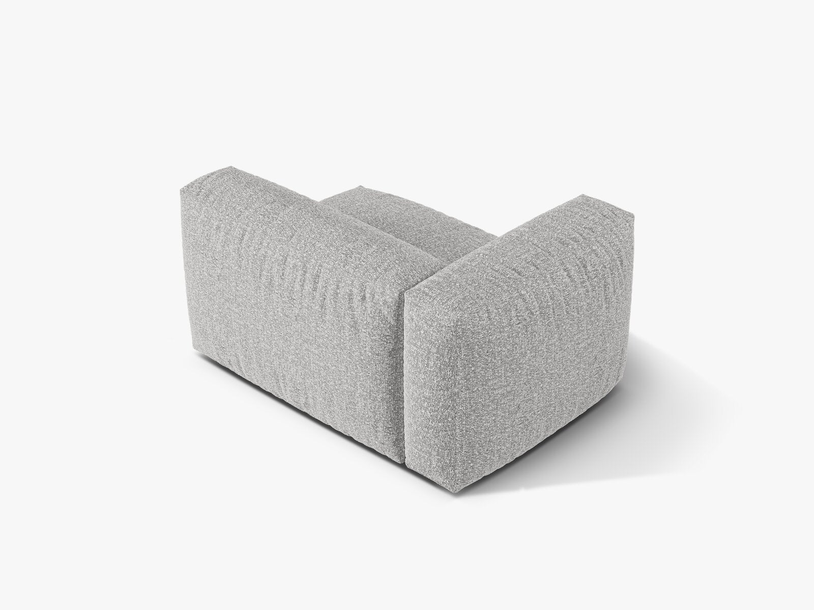 Micadoni Eckmodul Martina 1-Sitzer Links Boucle Monet Silber
