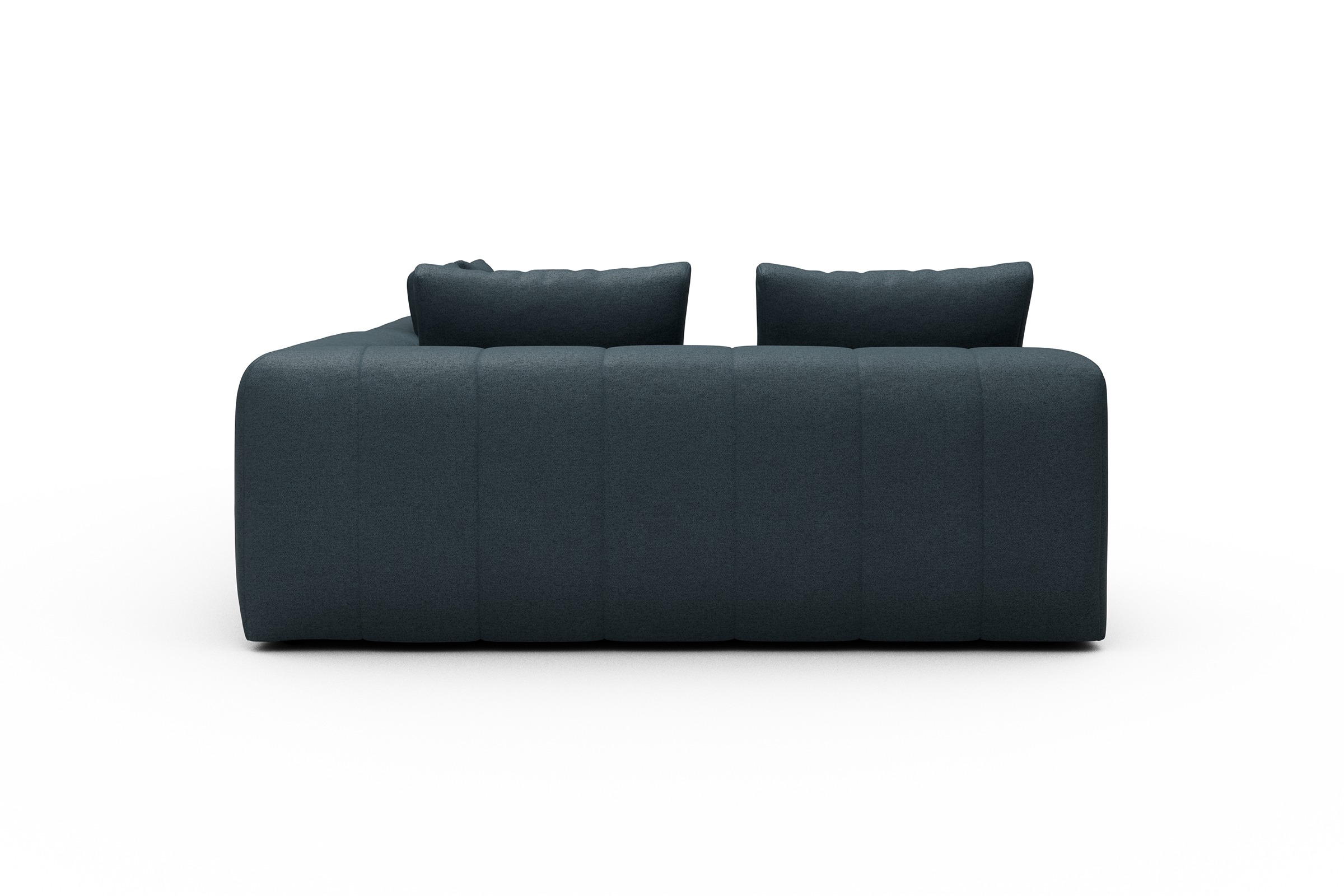 Ecksofa Hugo 2x 2,5-Sitzer Armlehne rechts Denari-Royal-Blue