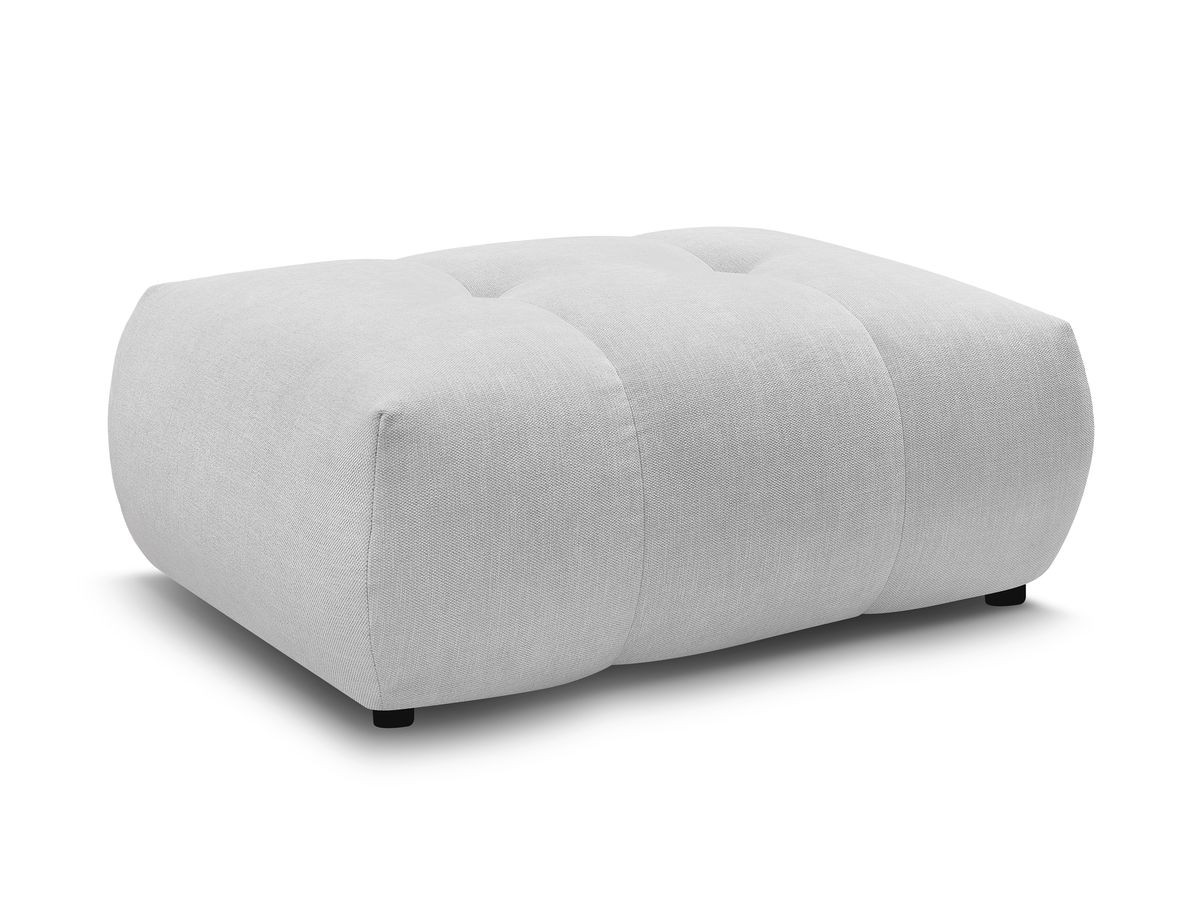 Bobochic Fuji Pouf Stoff Hellgrau