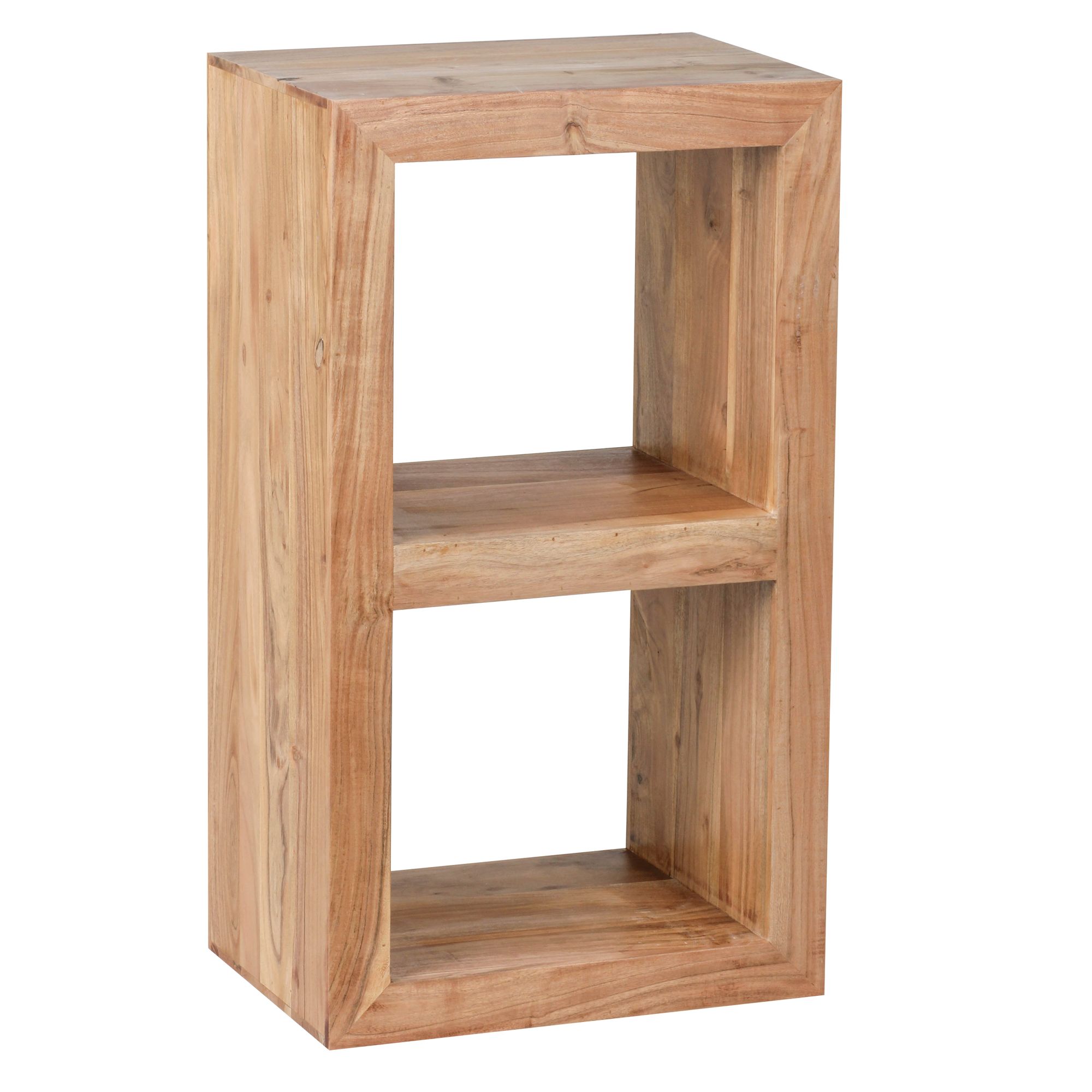 Standregal Aalvik Akazie Massivholz 50 × 35 × 88 cm