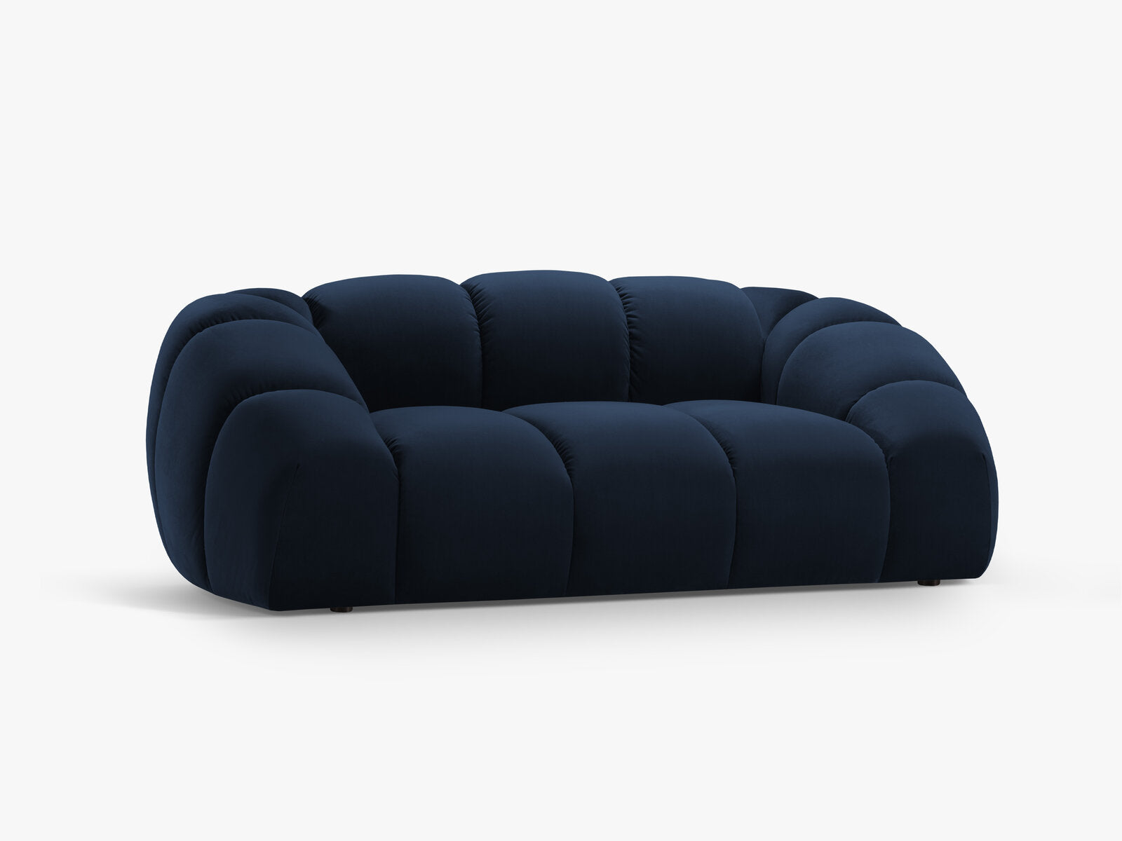 Micadoni Sofa Diana 2-Sitzer Samt Königsblau