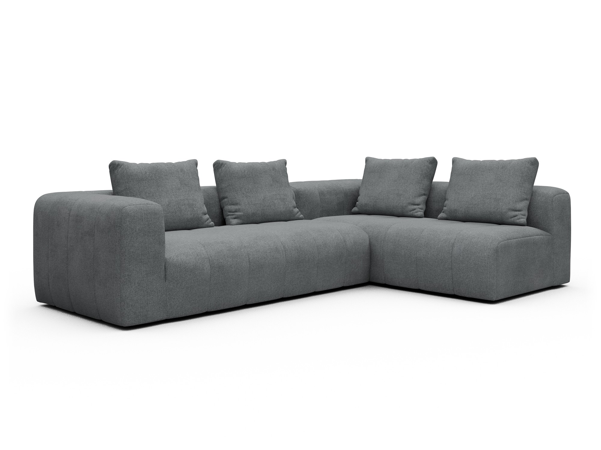 Hugo 2x 2,5-Sitzer Armlehne links Casone-Gravel-Grey moebelfaktor