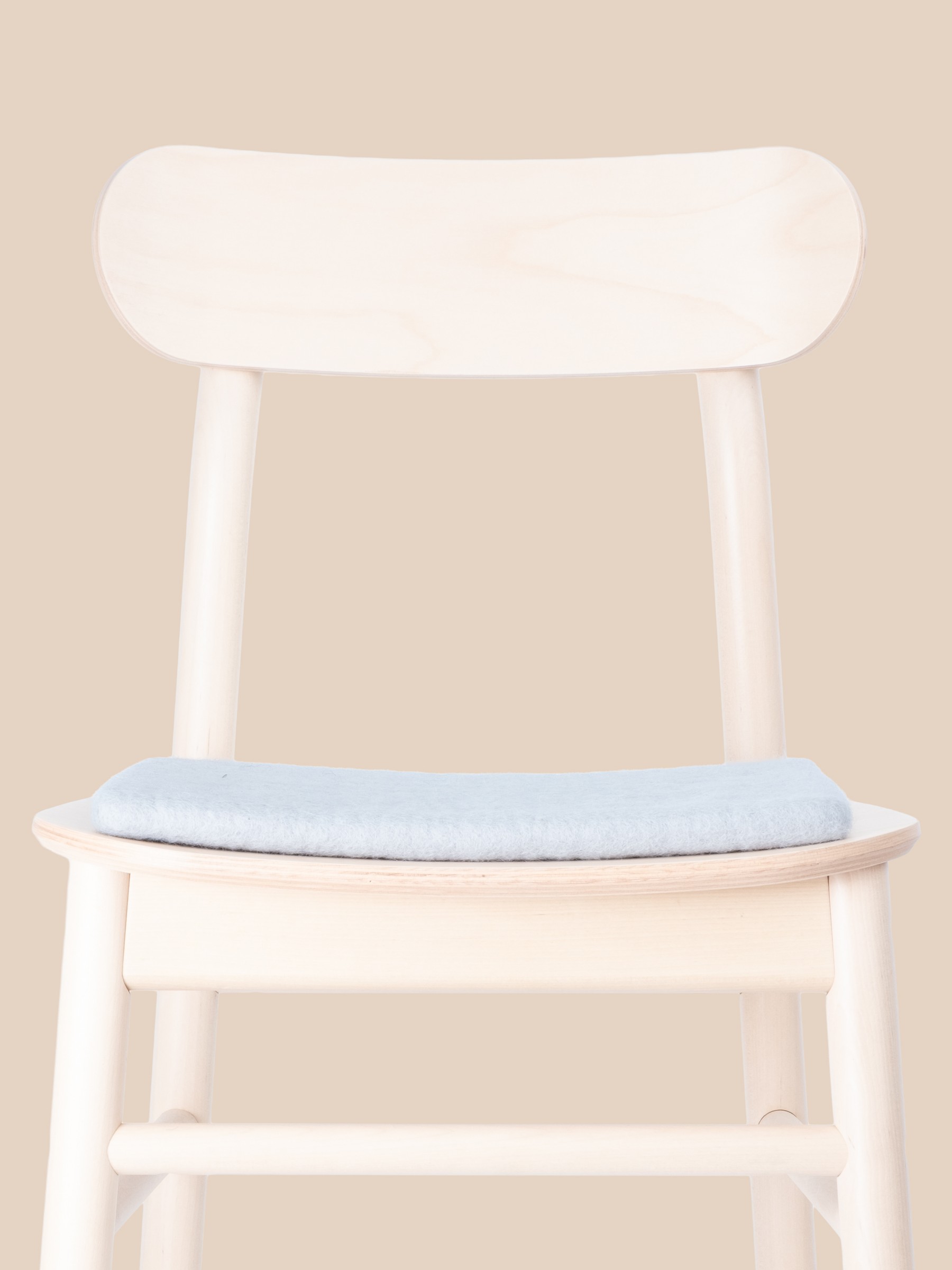 myfelt Liv Filz-Sitzauflage Hellblau 36 x 36 cm