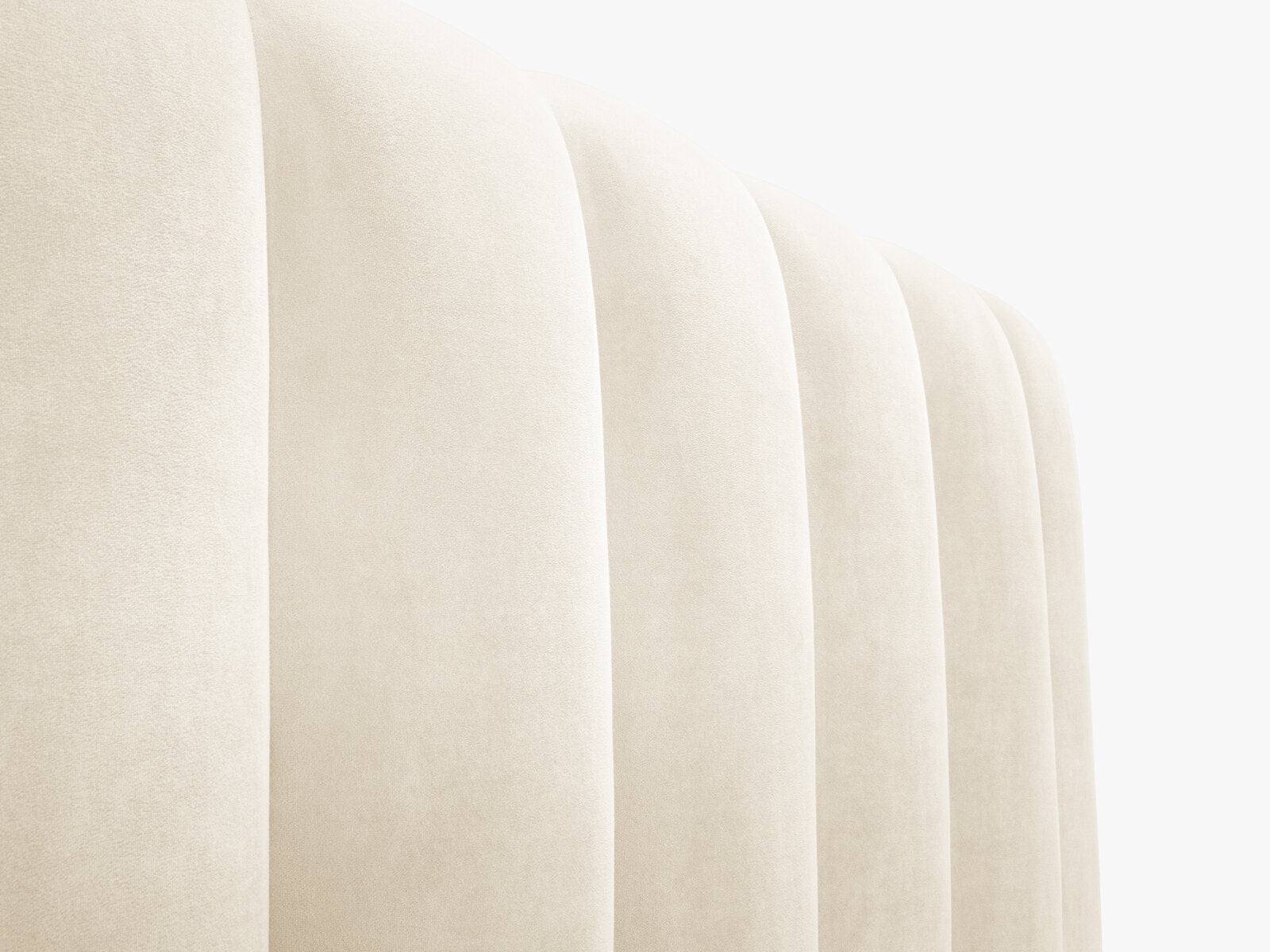 Micadoni Bett Kelp Samt Bluvel Helles Beige 140x200