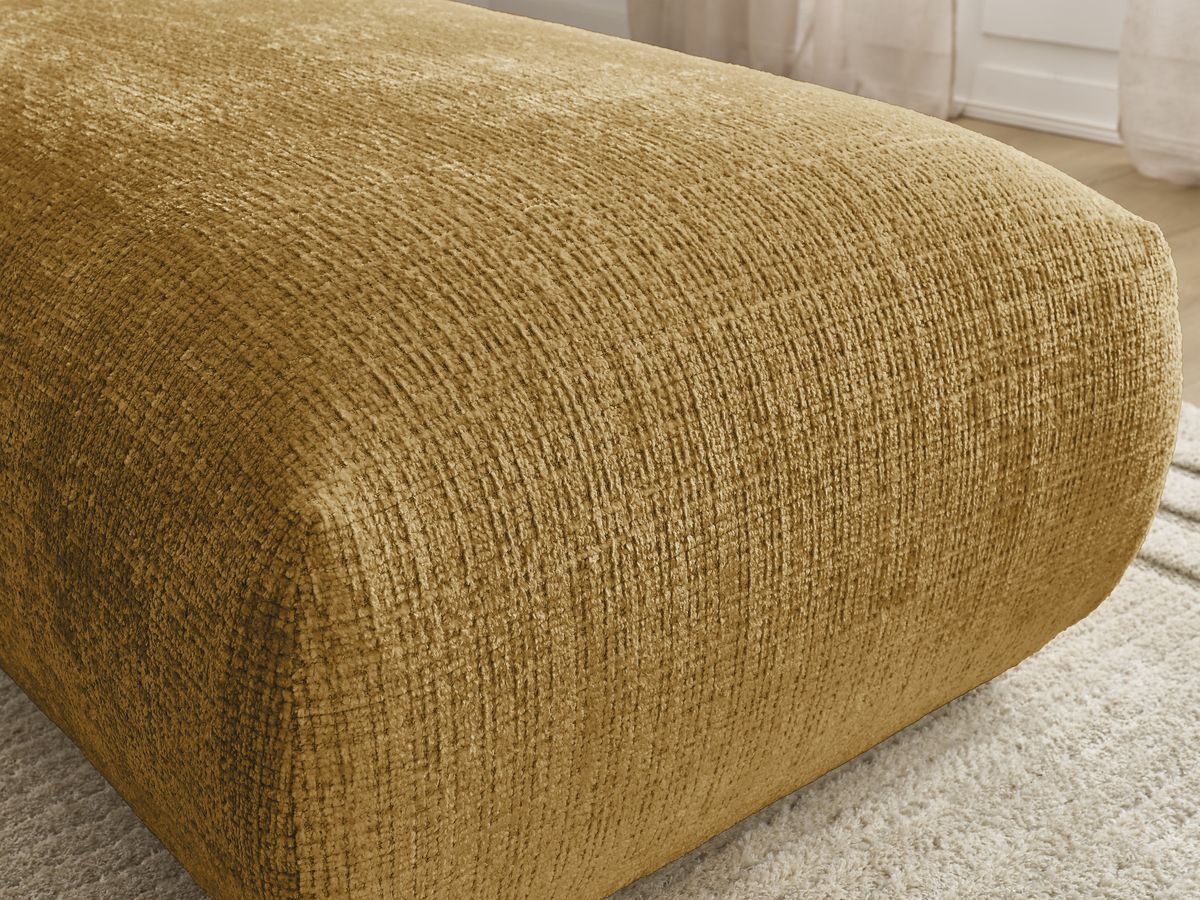 Bobochic Sirius Sofa Strukturstoff Gelb