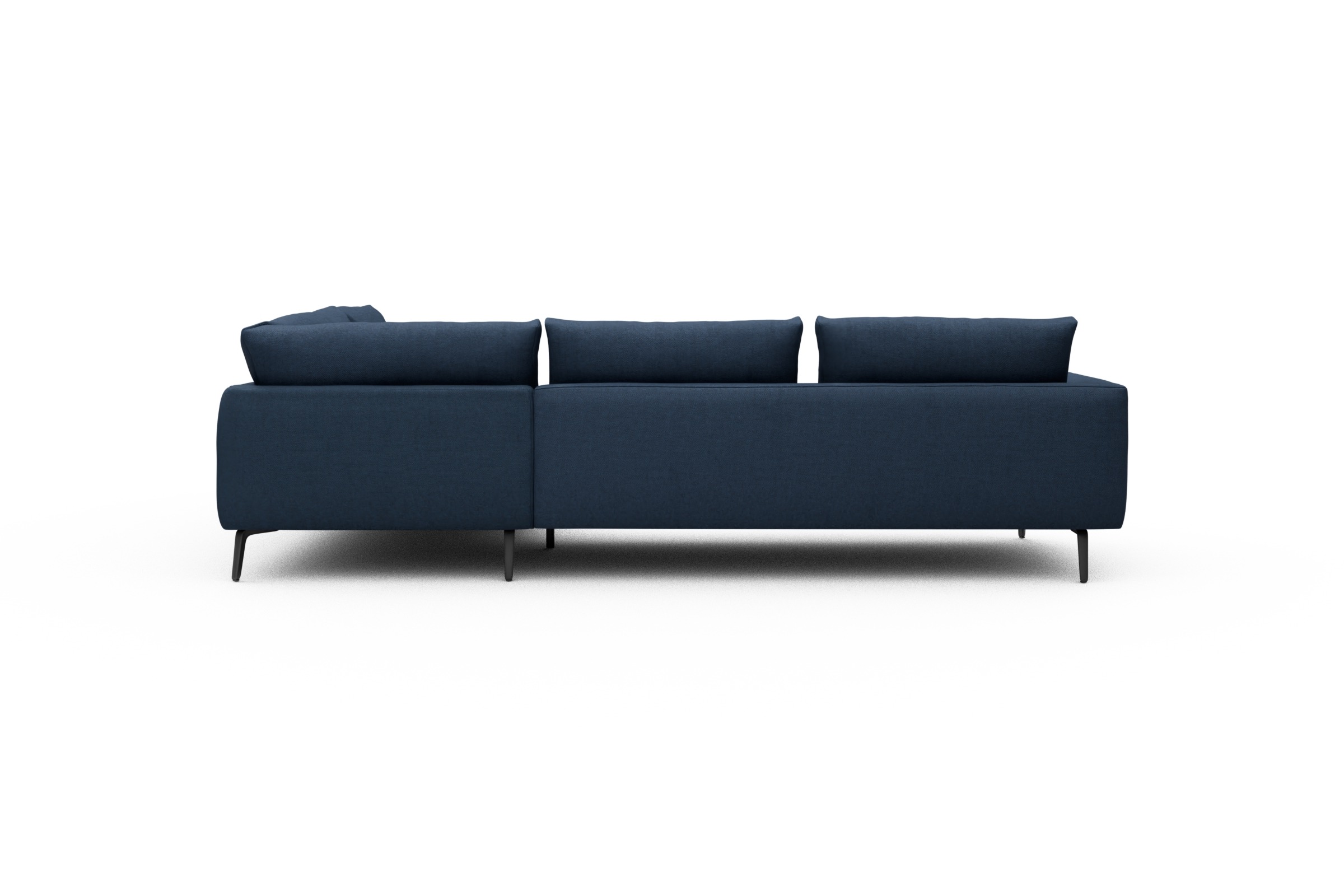 Ecksofa Karl Relax-Ecke rechts mit 2,5-Sitzer Weda-Blue