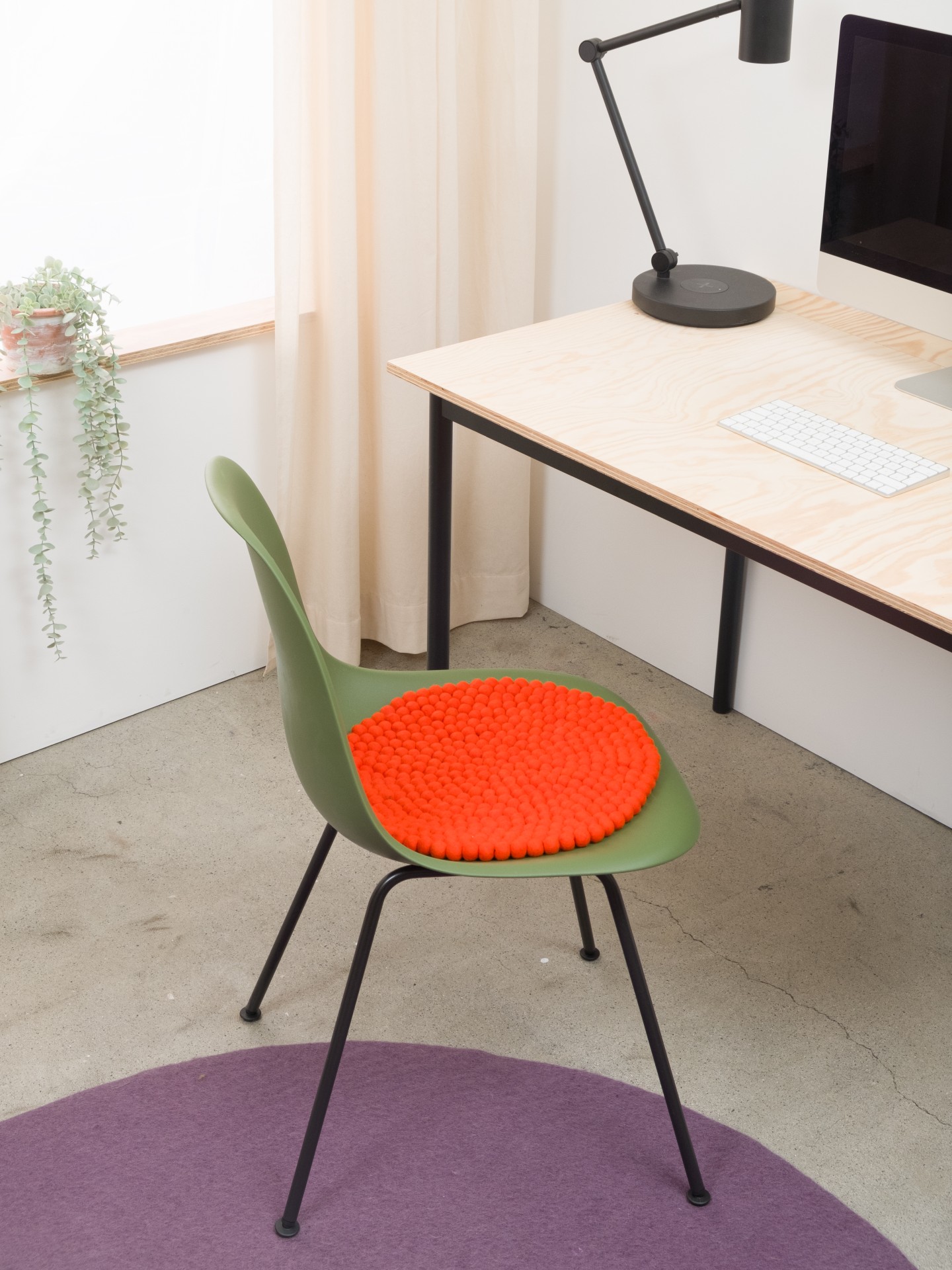 myfelt Mats - Filzkugel Sitzauflage rund