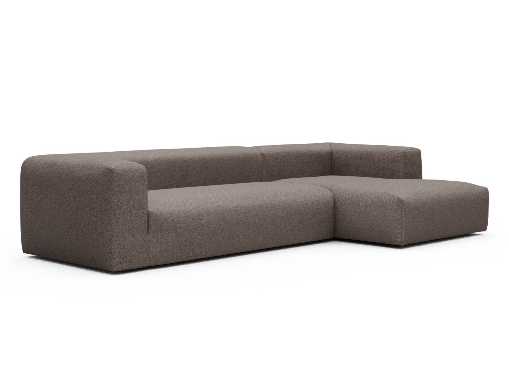 Skandi Home Ecksofa Fred Chaiselongue rechts mit 2,5-Sitzer Sama-Stone moebelfaktor