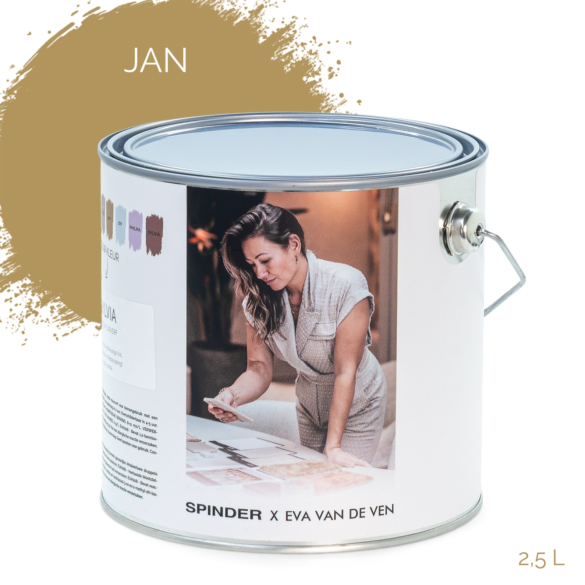 Spinder Design Wandfarbe Jan 2,5 Liter
