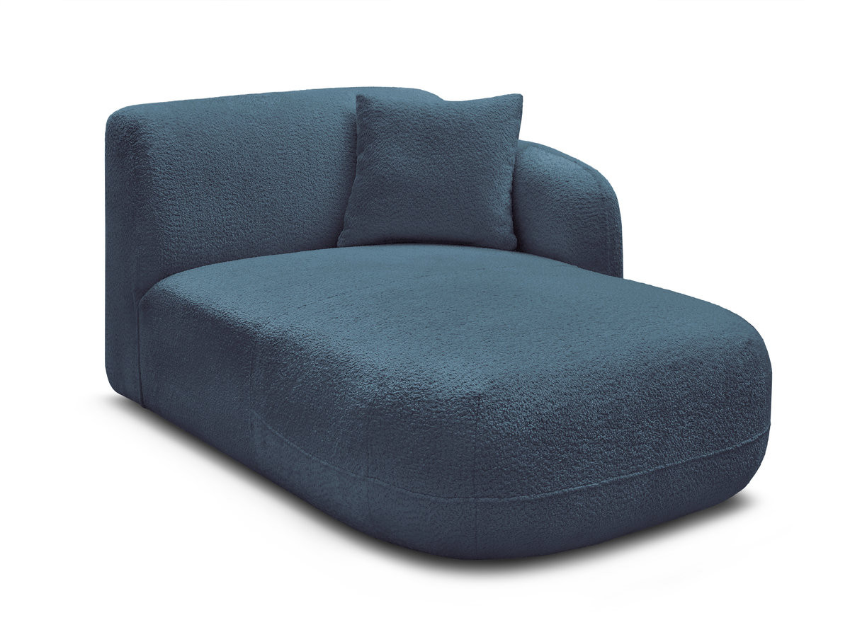 Bobochic Anda Méridienne-Modul Chenille Hellblau Ecke rechts