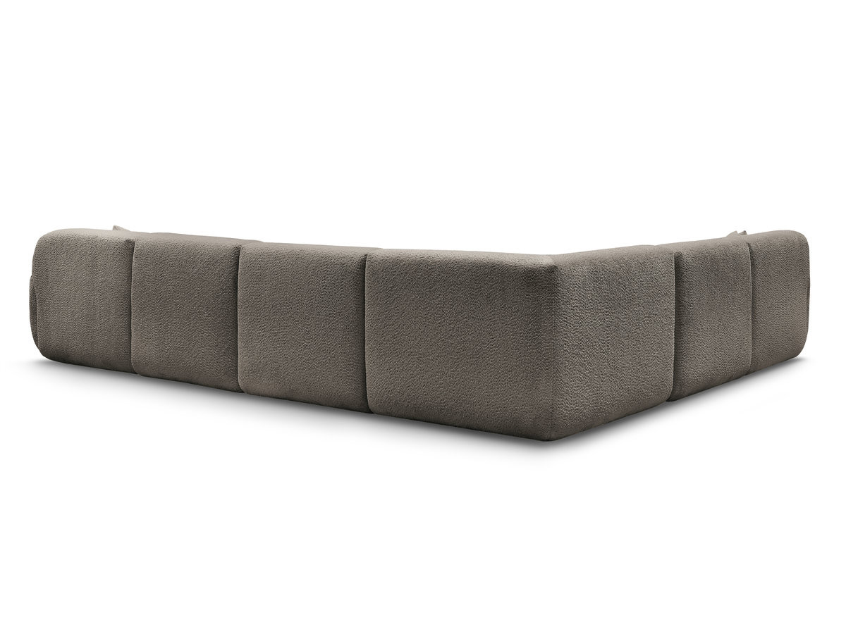 Bobochic Anda Wohnlandschaft Chenille Taupe Ecke links