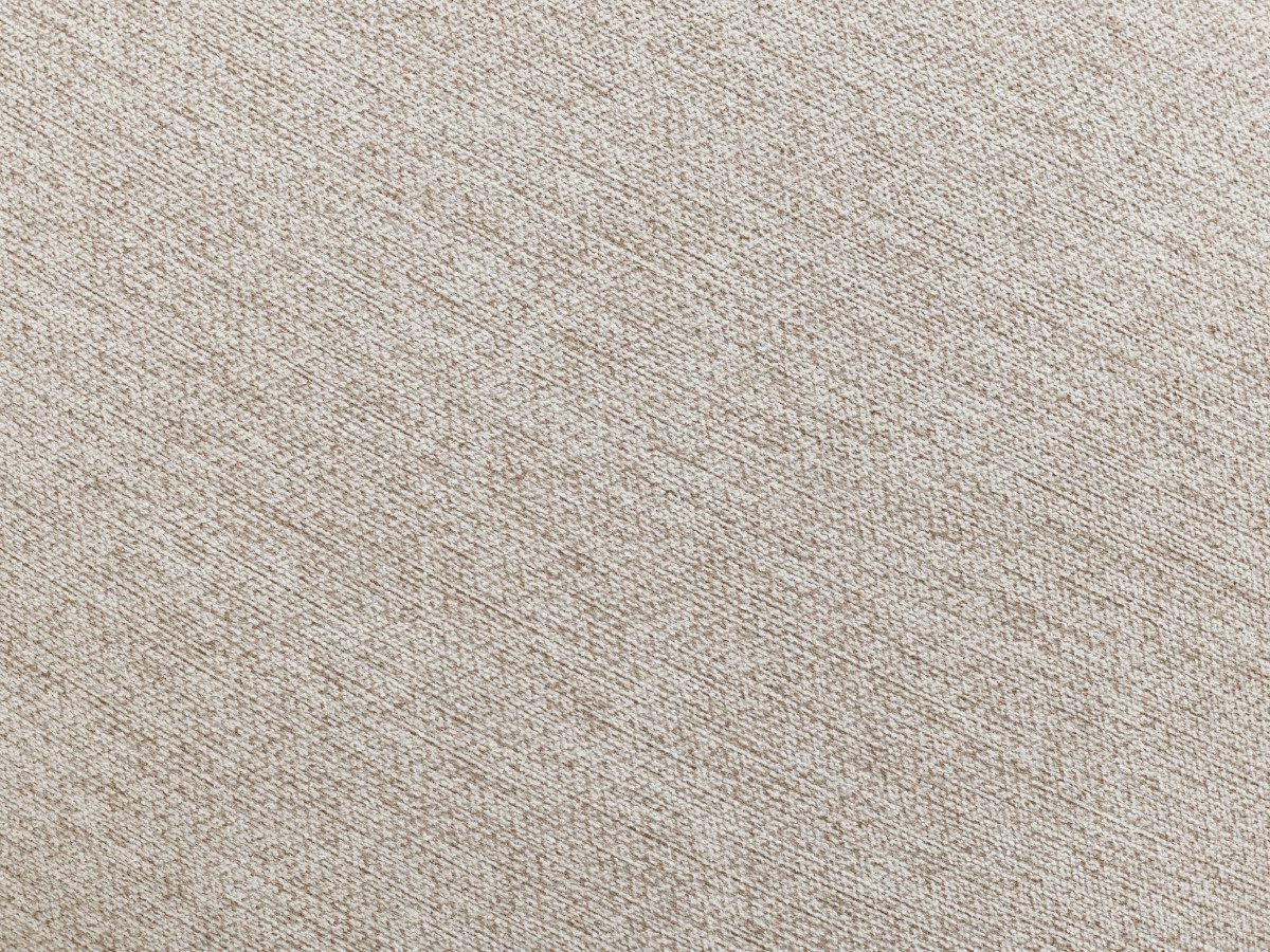 Bobochic Mont-blanc Ecksofa mit Pouf Melange-Stoff Beige Ecke links