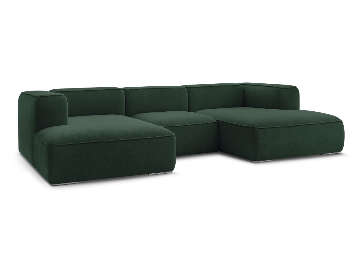 Bobochic Zephyr Wohnlandschaft Strukturstoff Grün