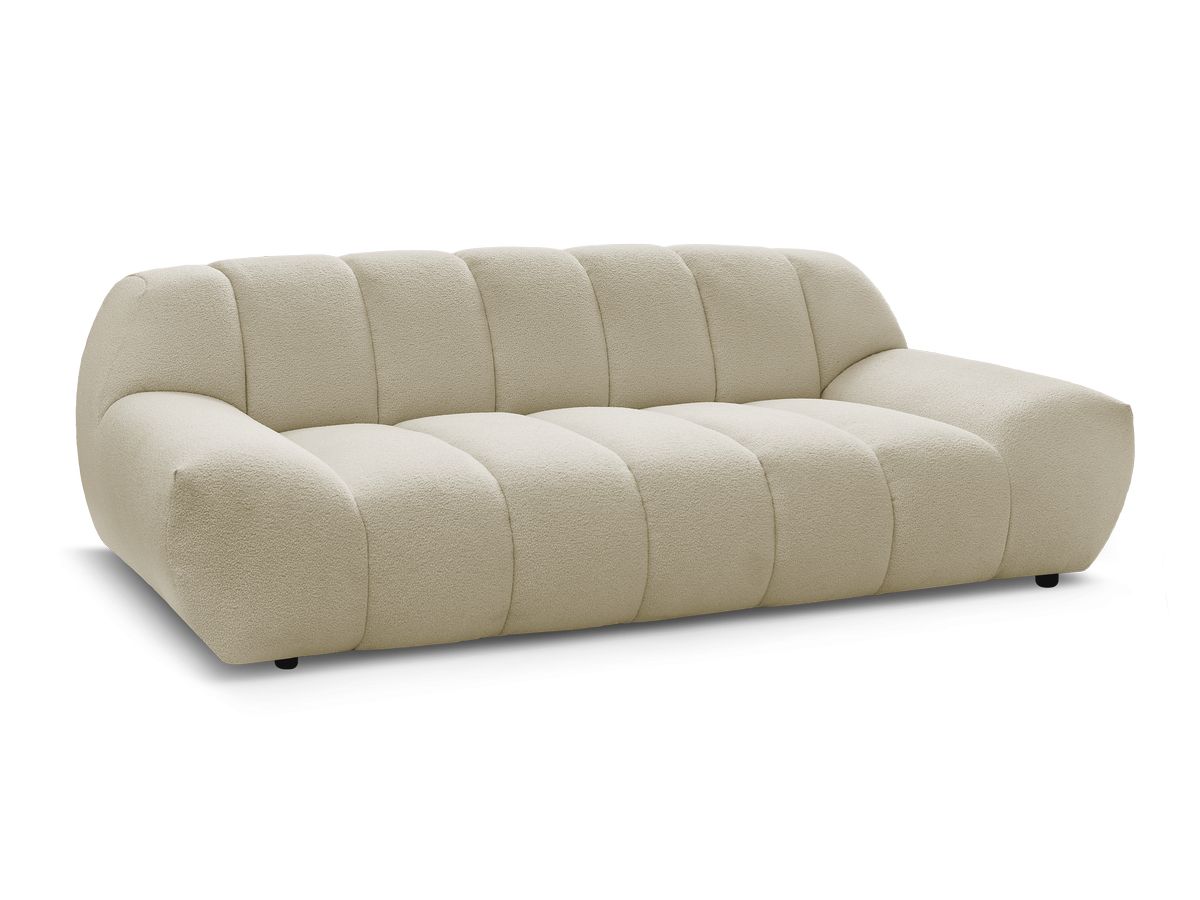 Bobochic Hayden Sofa 2-Sitzer Bouclé-Stoff Beige