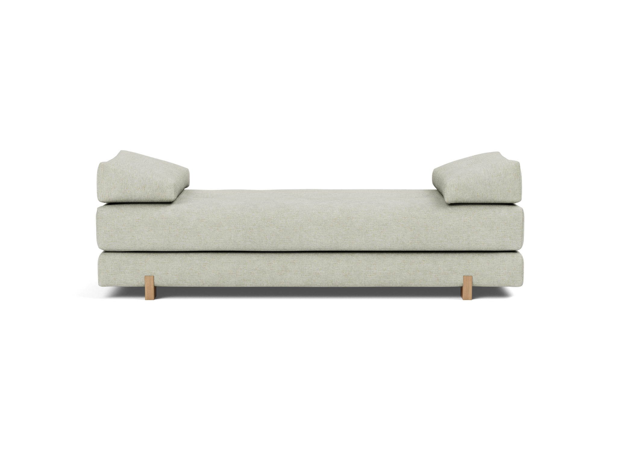 Tagesbett Sigmund Flachgewebe Avella 280-Sand Beine Drip Eiche