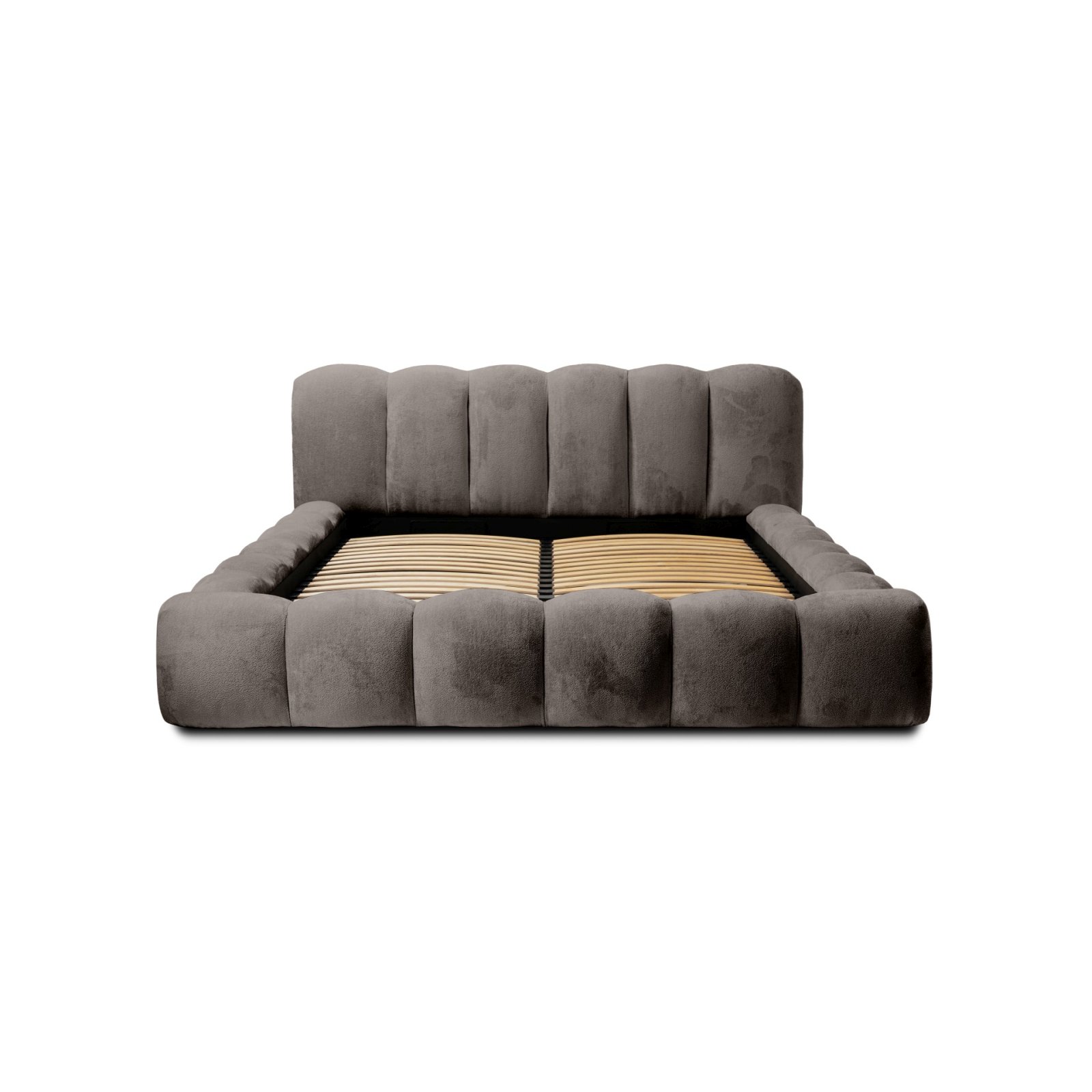 Polsterbett Tavio Samtstoff 160x200 mit Holzrahmen Aphrodite 22