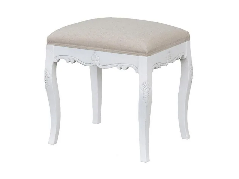 Livin Hill Polsterhocker Rimini White