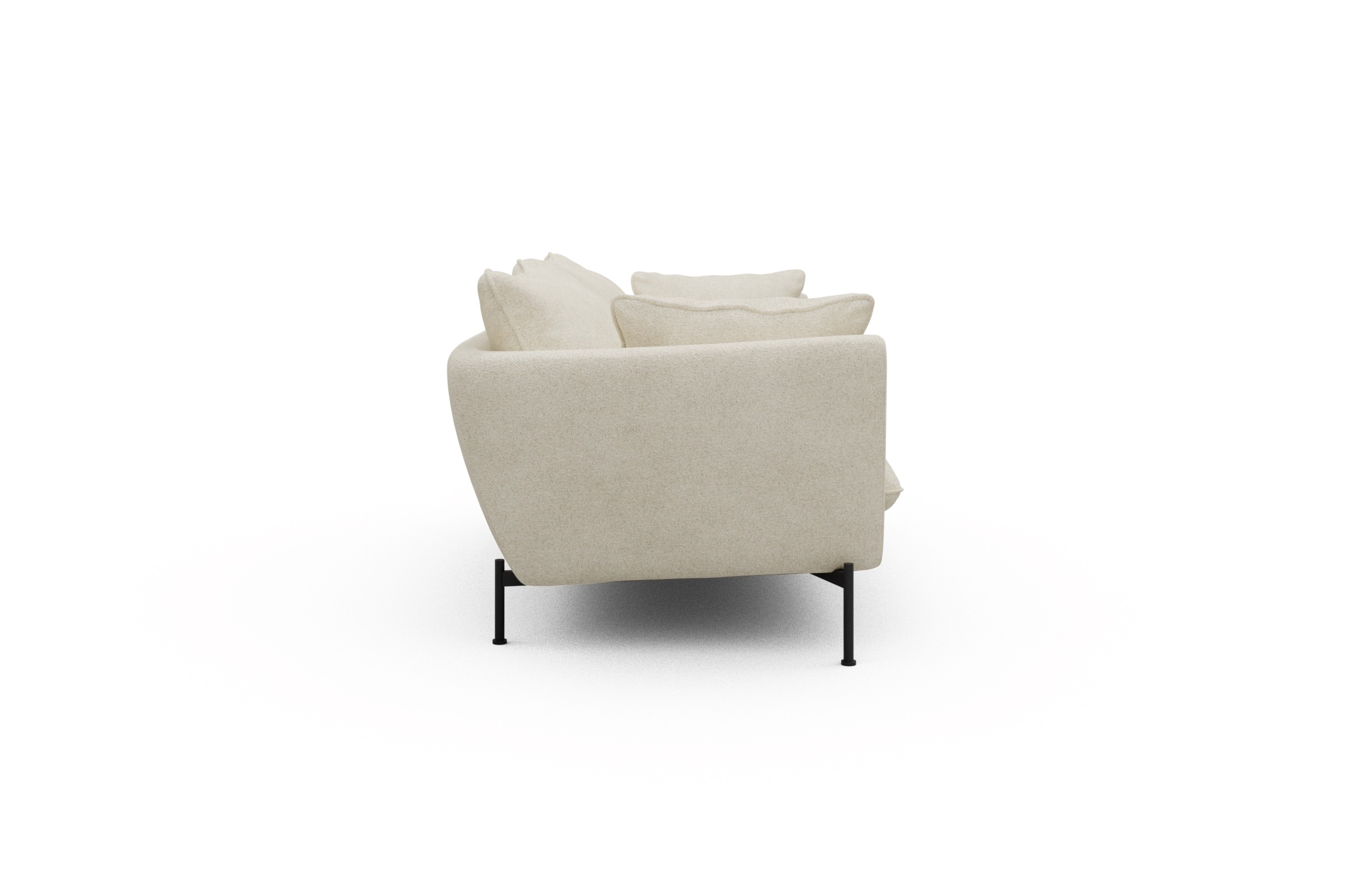 Sofa Anton PREMIUM 2-Sitzer Boucle-Off-White