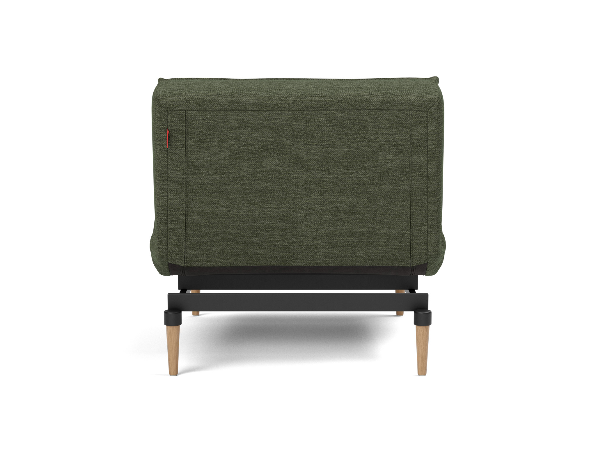 Sessel Splitback Strukturierter Stoff Taura 353-Forest Beine Styletto Eiche hell